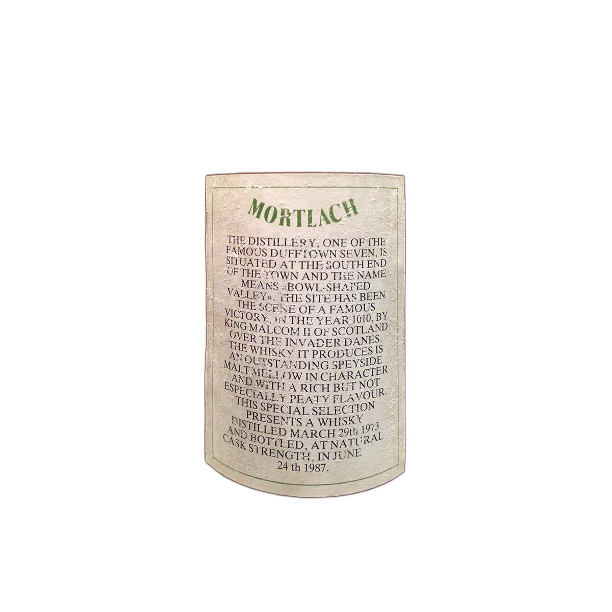 Mortlach 1973 14 Years Single Malt Whisky 3