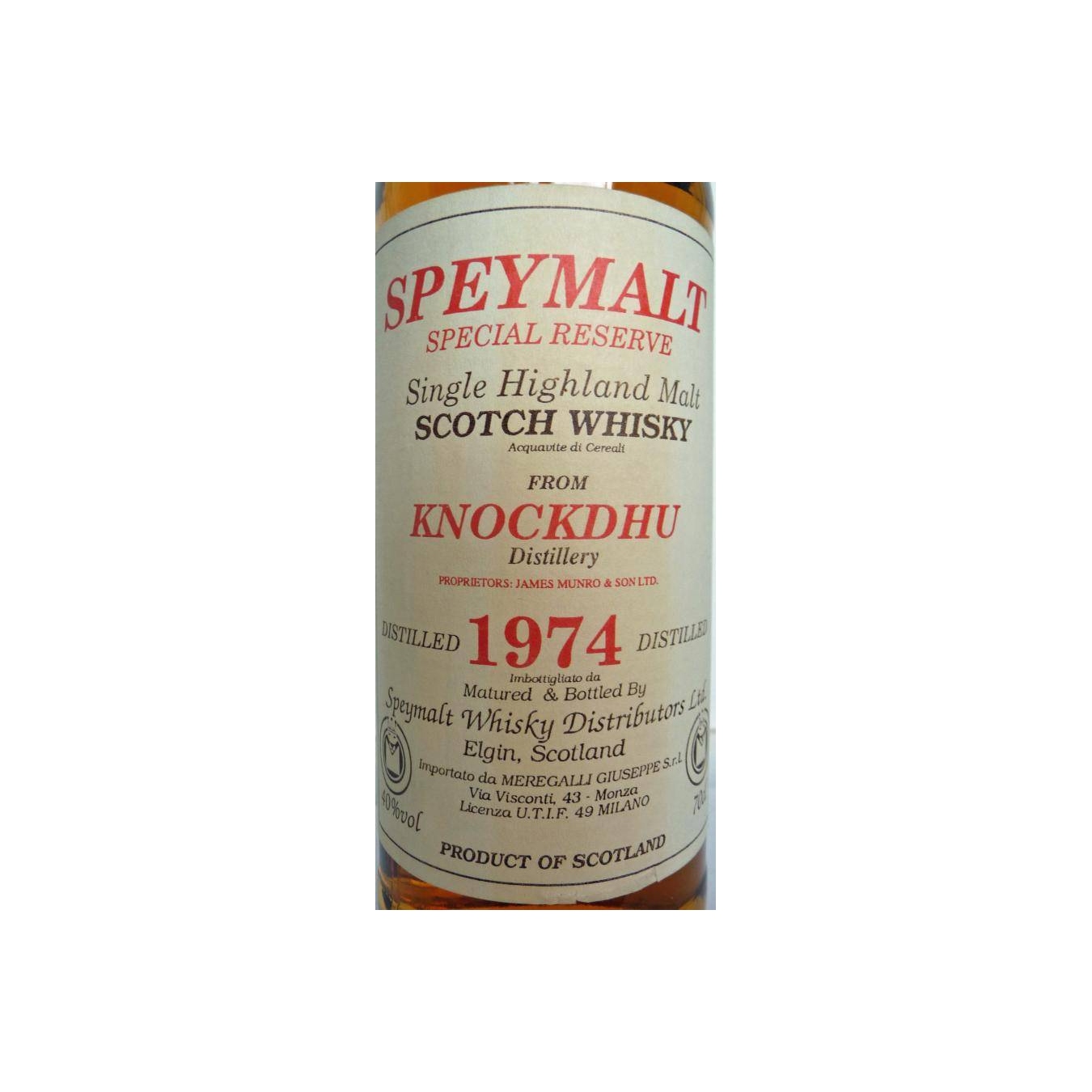 The Knockdhu 1974 Single Malt Whisky 2