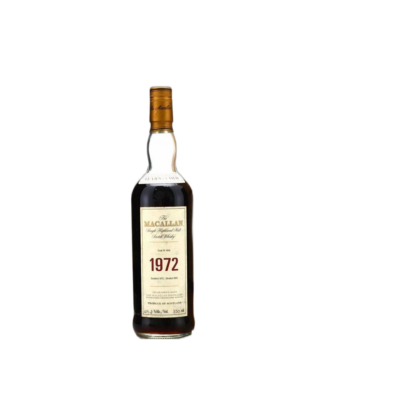 The Macallan 1972 29 Years Single Malt Whisky 3