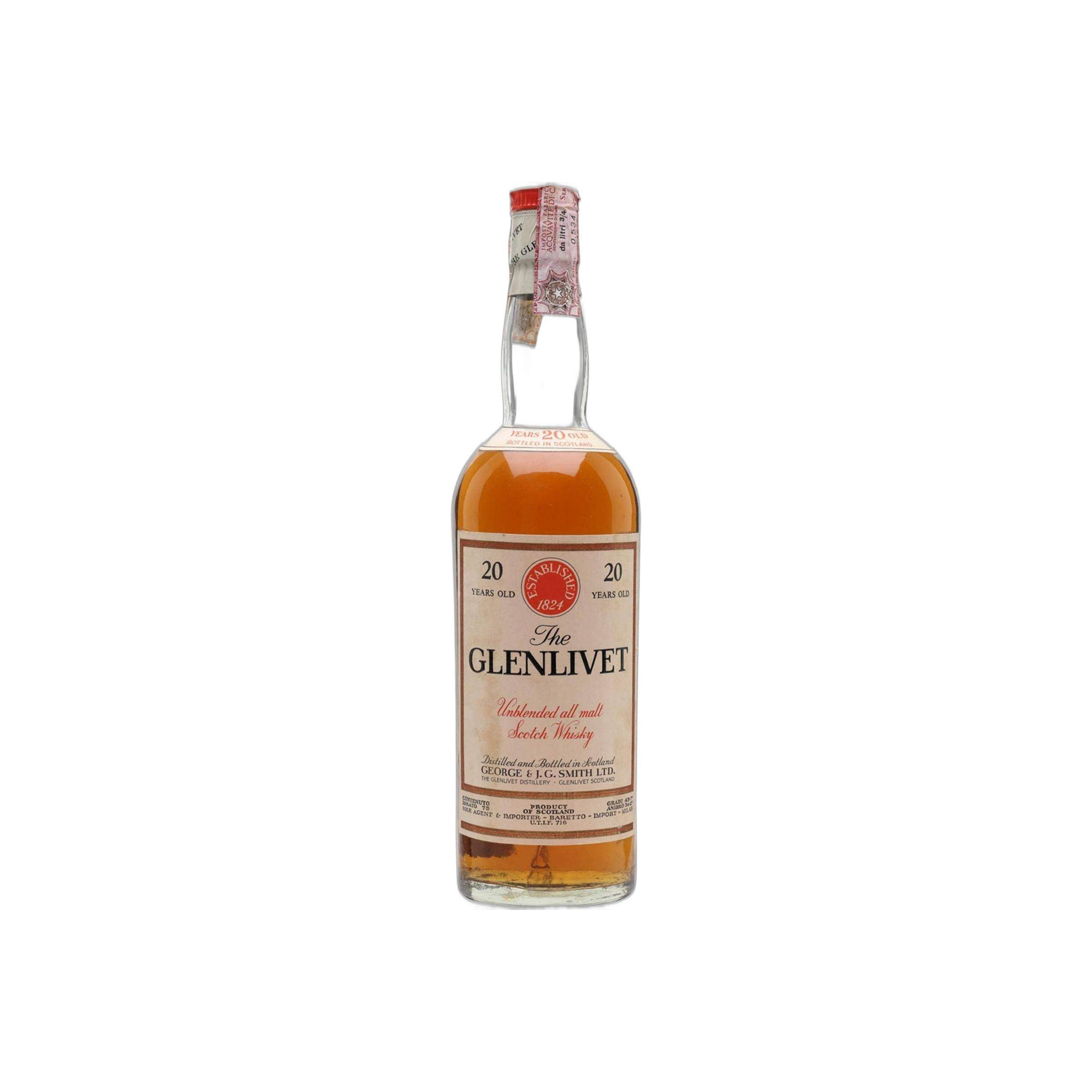 The Glenlivet 20 Years Single Malt Whisky