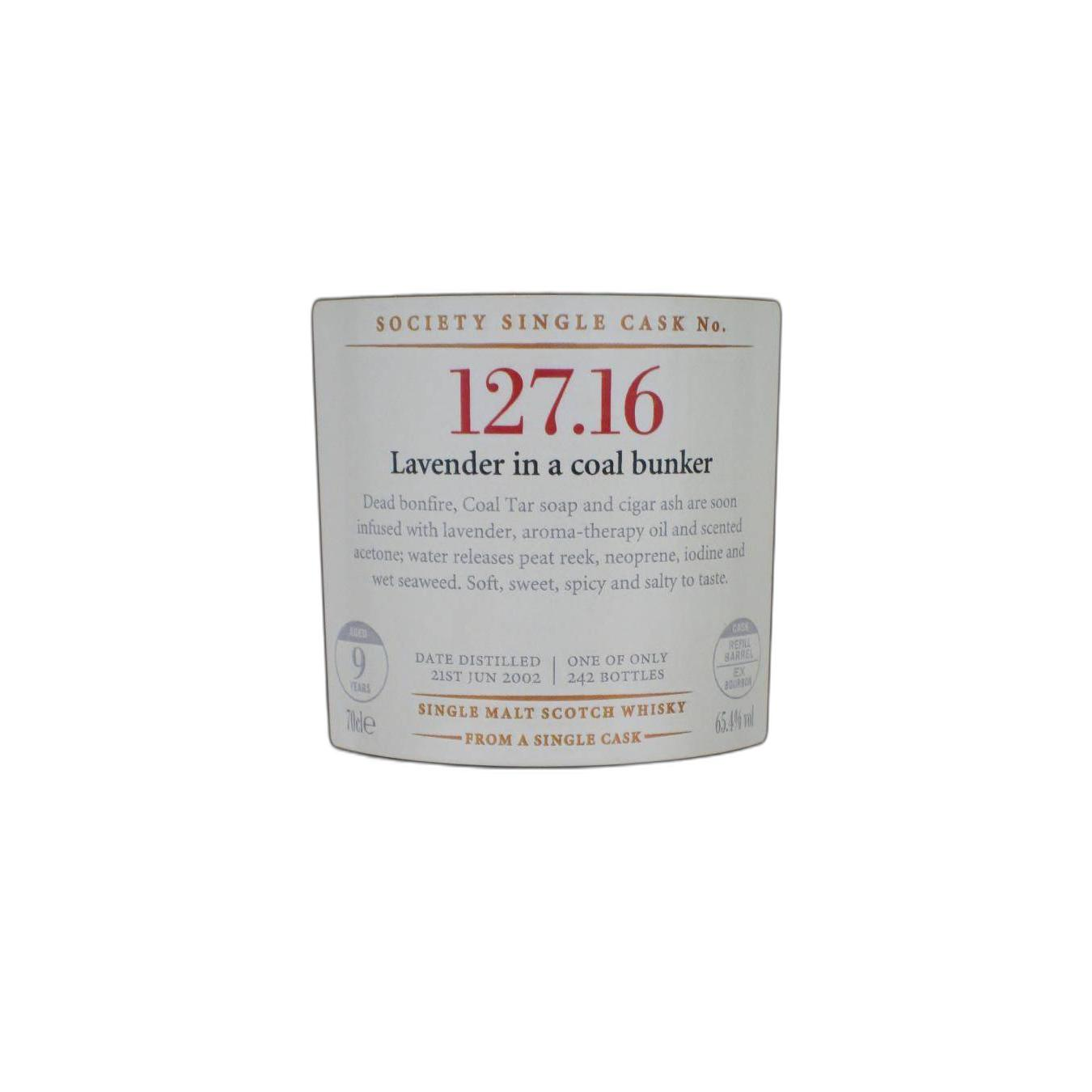 The Scotch Malt Whisky Society 2002 9 Years Single Malt Whisky 2