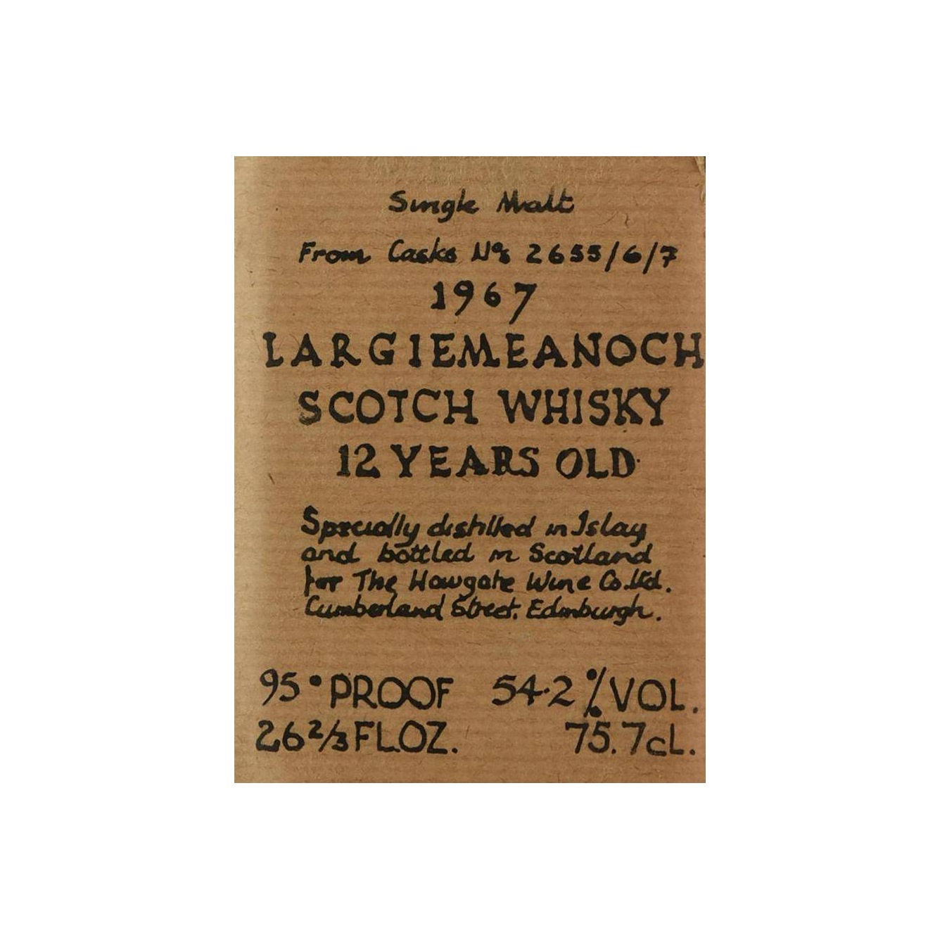 Bowmore 1967 12 Years Single Malt Whisky 3