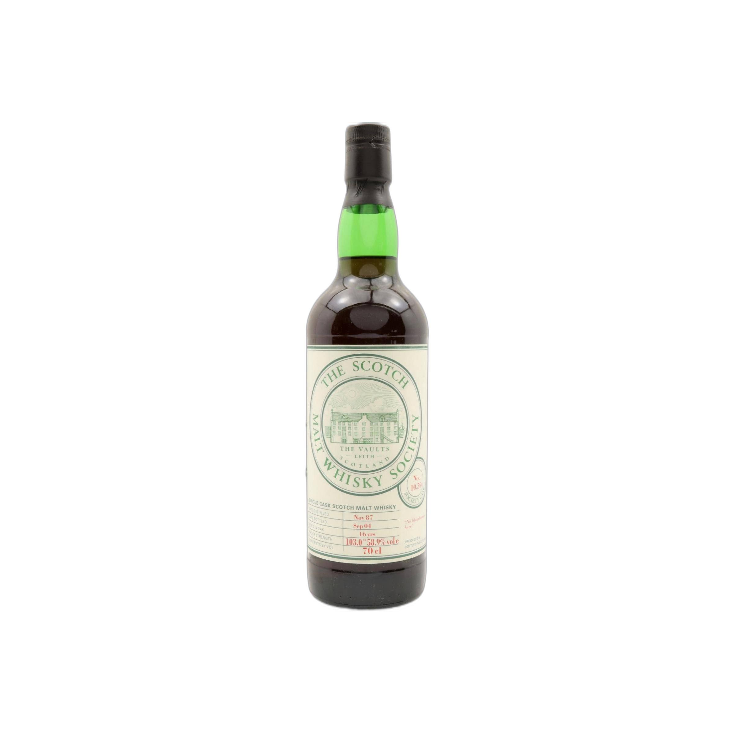 The Scotch Malt Whisky Society 1987 16 Years Single Malt Whisky