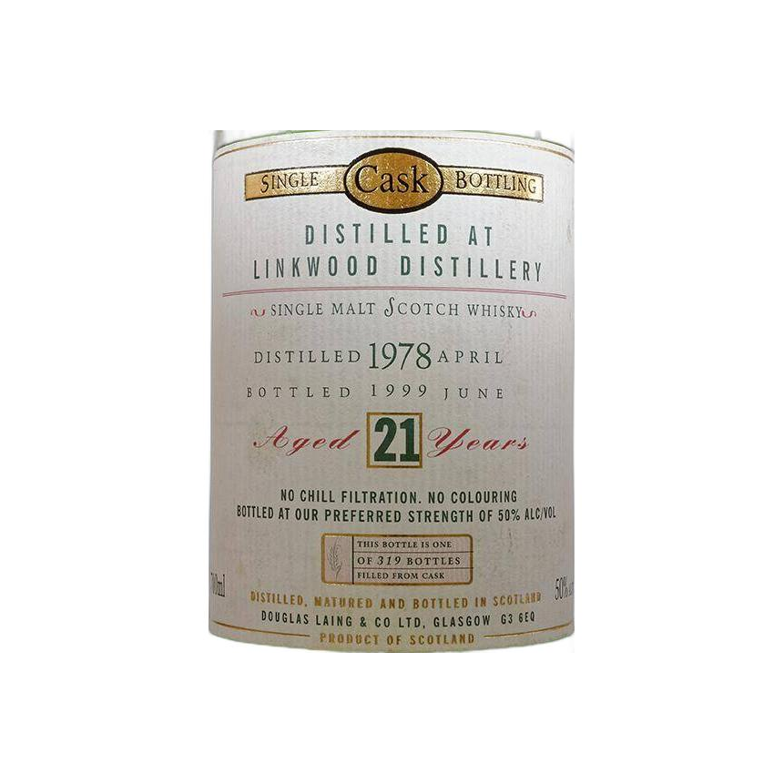 Linkwood Old Malt Cask 1978 21 Years Single Malt Whisky 2