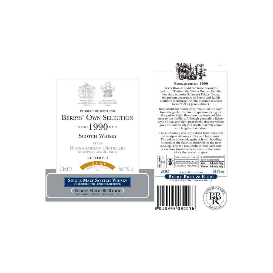 Bunnahabhain 1990 20 Years Single Malt Whisky 2