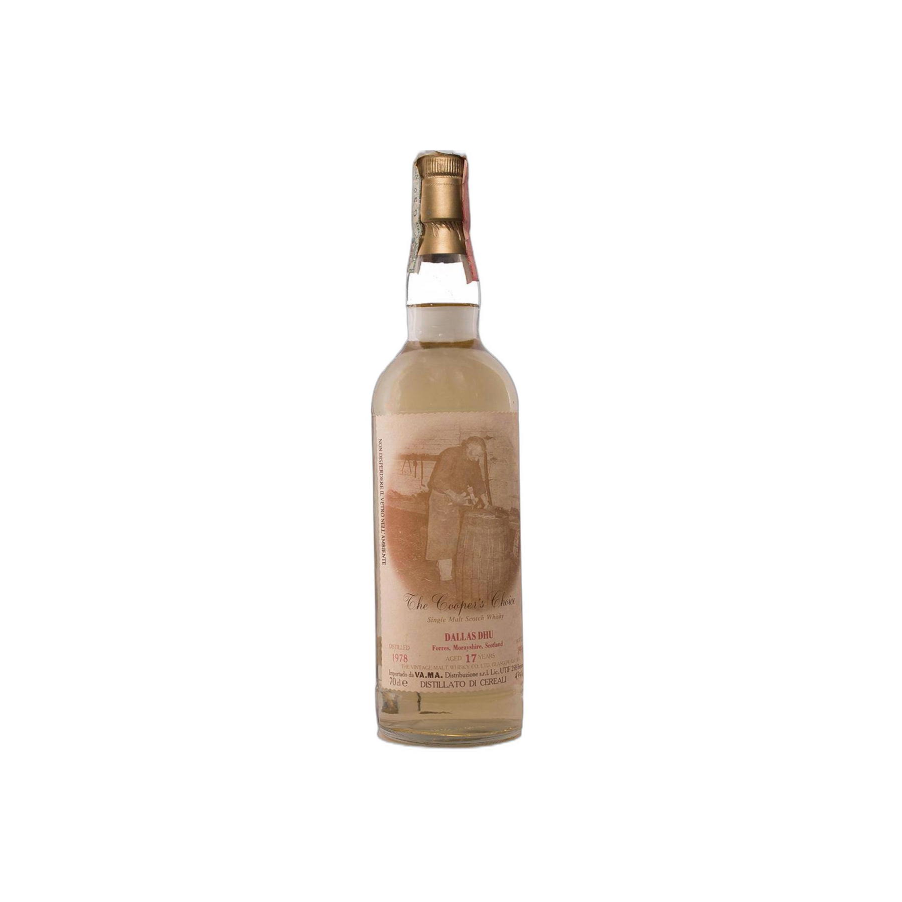 Dallas Dhu The Cooper's Choice 1978 17 Years Single Malt Whisky