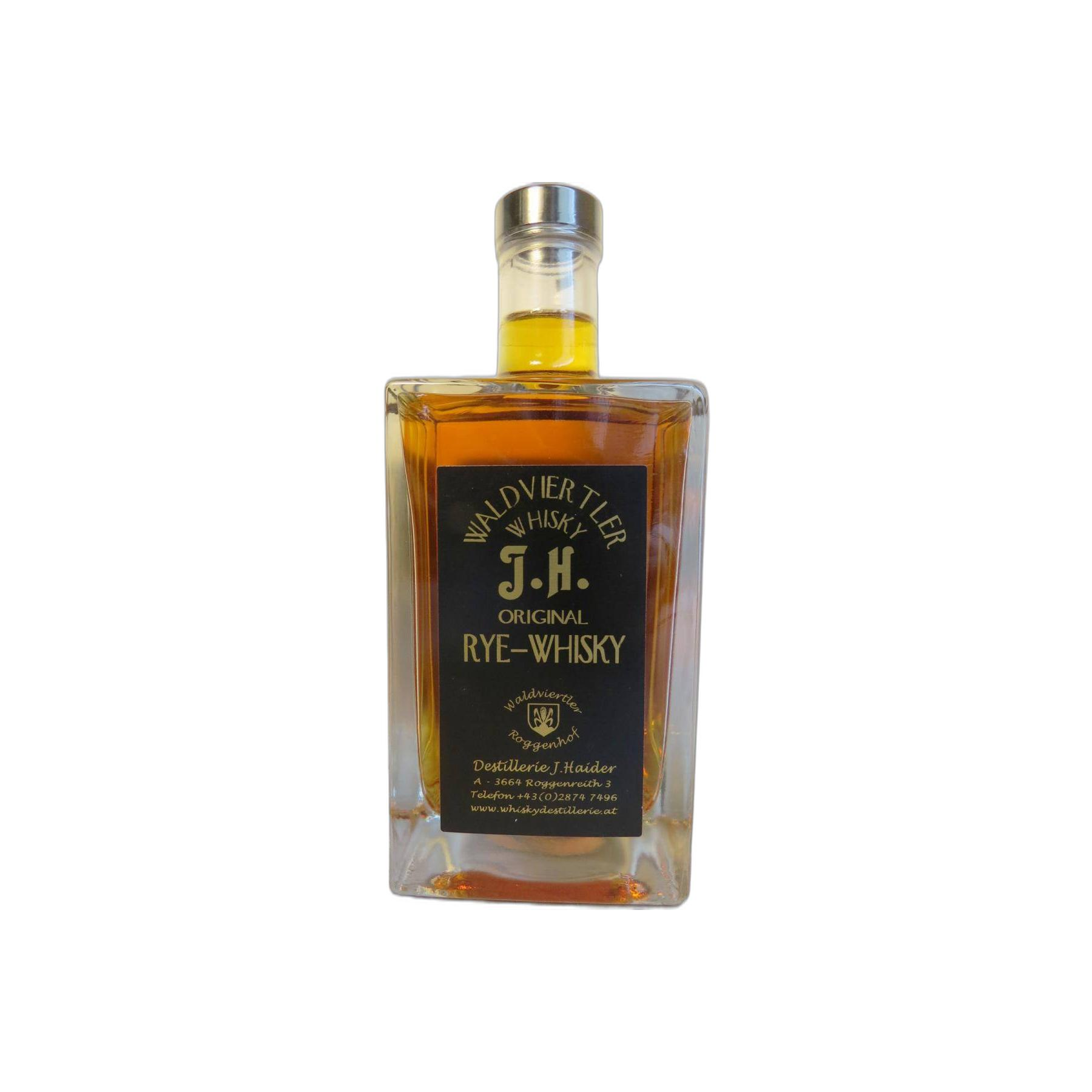 Waldviertler Whisky J.H. Original - Rye Whisky 2