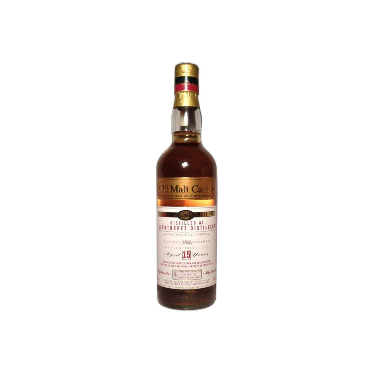 The Glenturret Old Malt Cask 1986 15 Years Single Malt Whisky