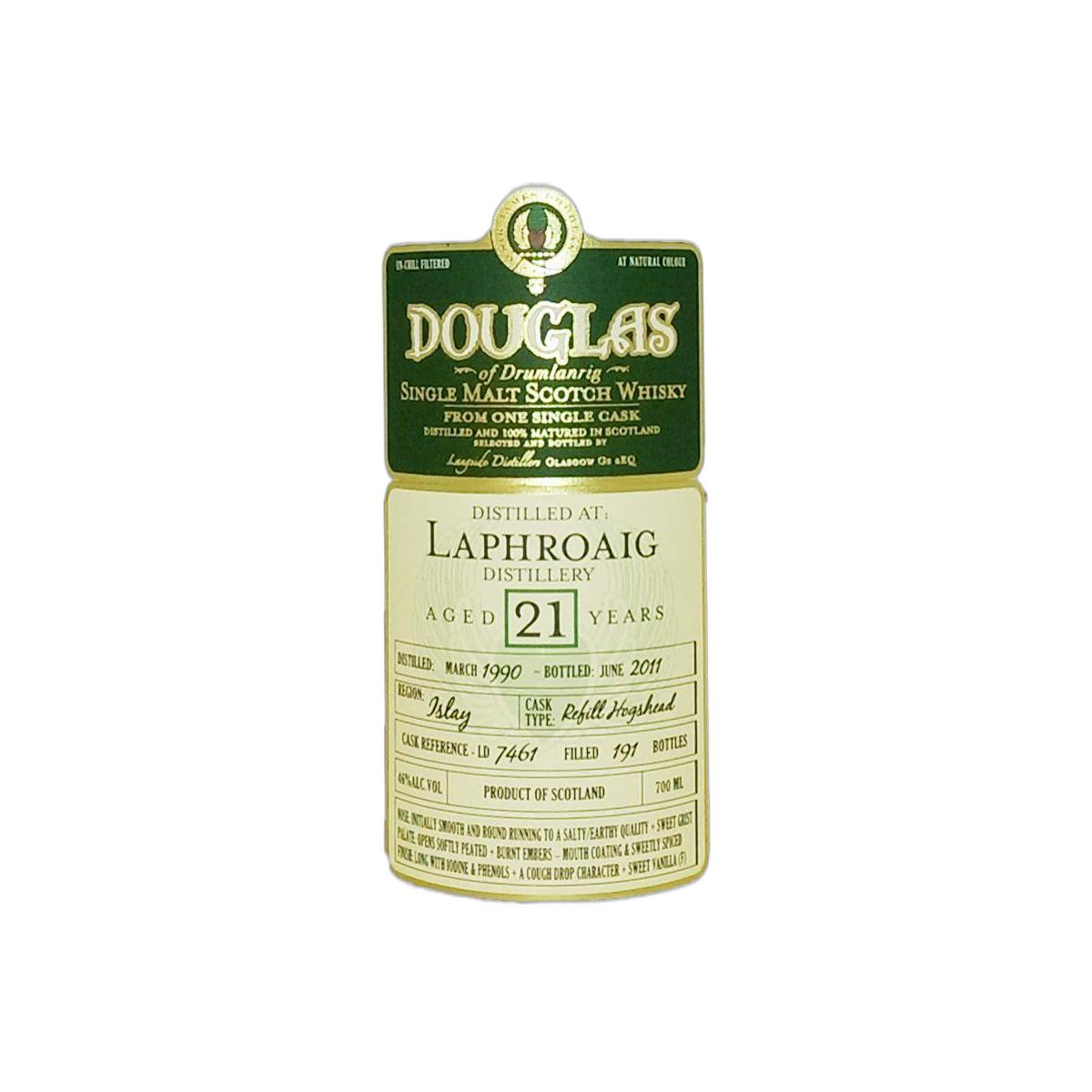 Laphroaig 1990 21 Years Single Malt Whisky