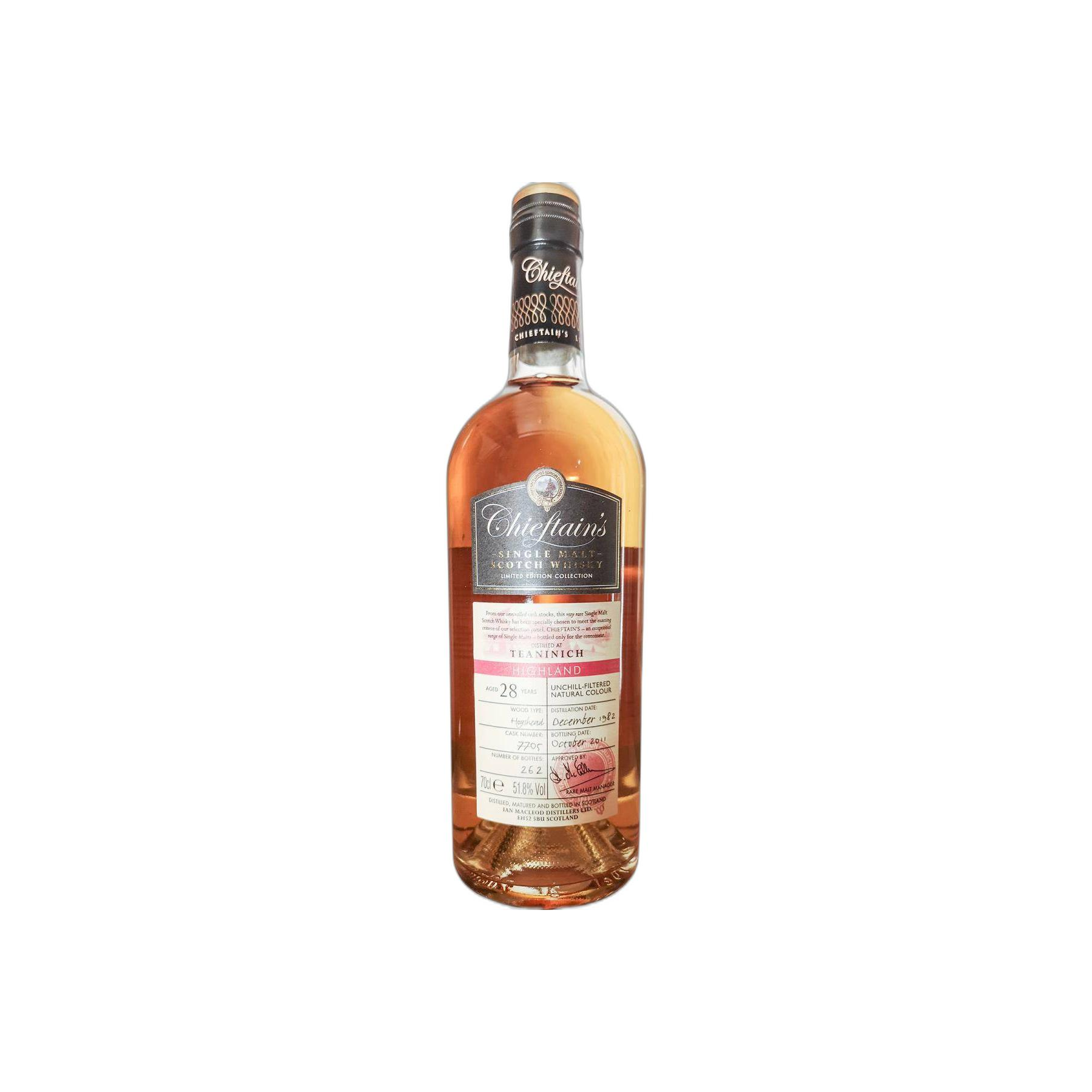Teaninich 1982 28 Years Single Malt Whisky