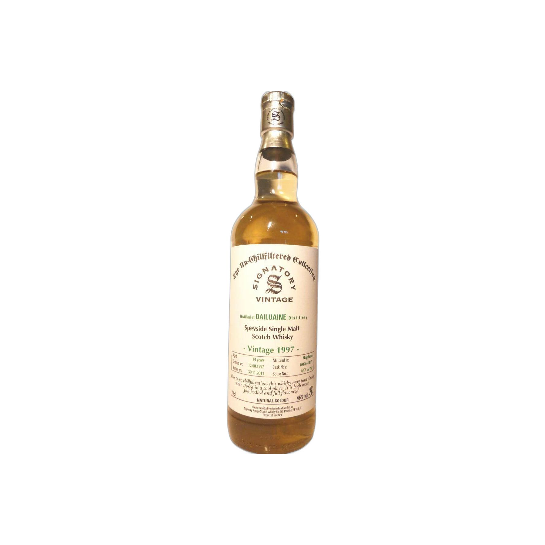 Dailuaine The Un-Chillfiltered Collection 1997 14 Years Single Malt Whisky