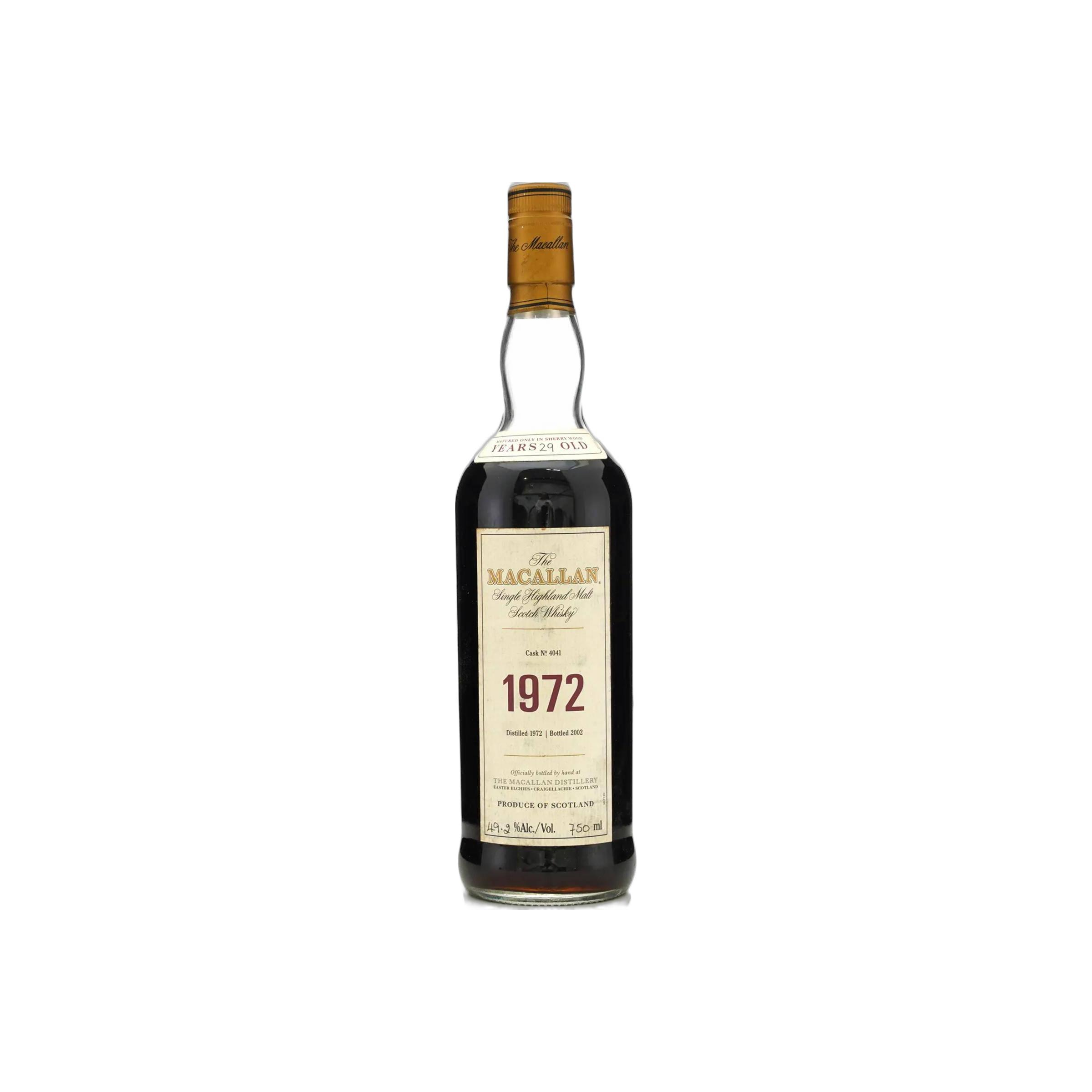 The Macallan 1972 29 Years Single Malt Whisky