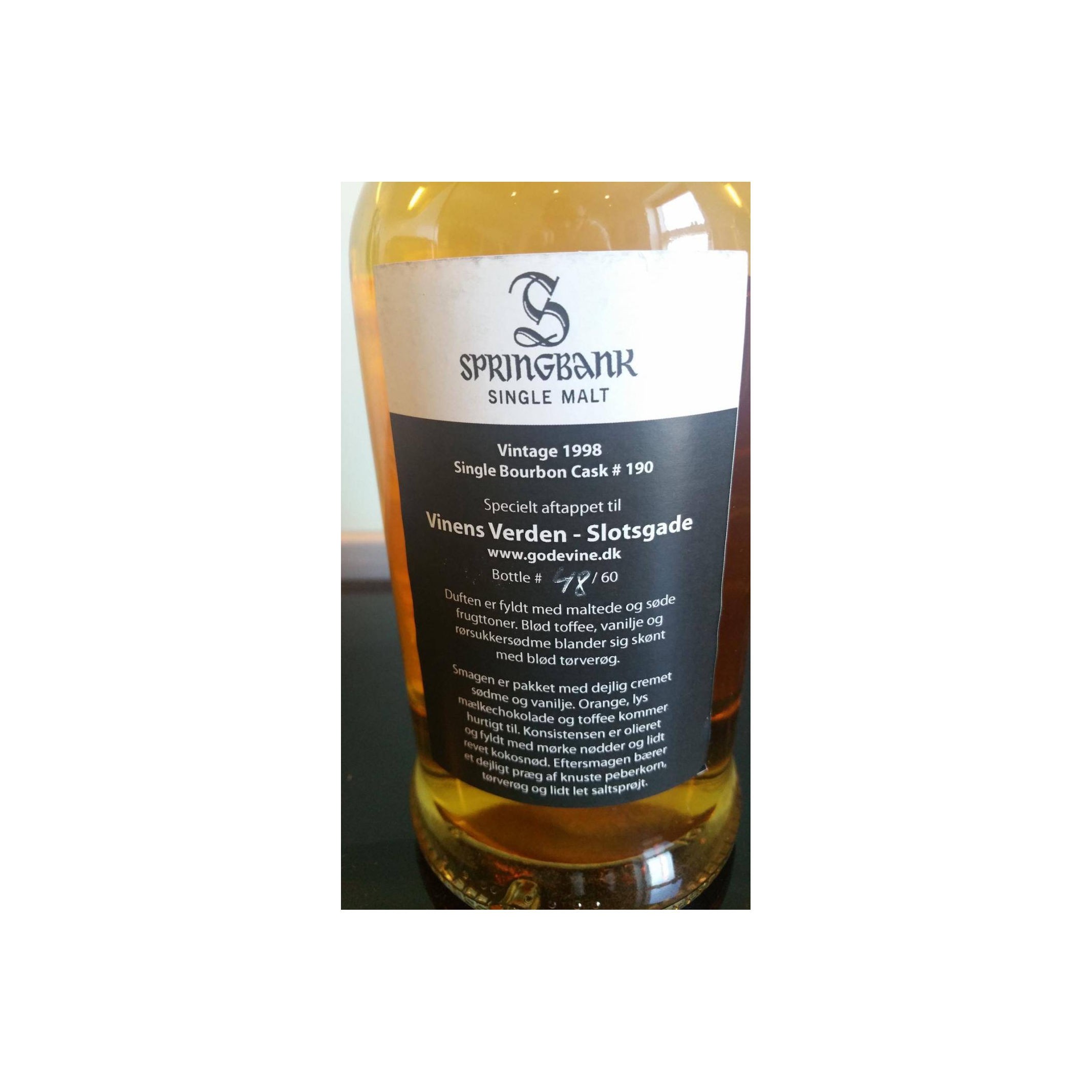Springbank 1998 13 Years Single Malt Whisky 3