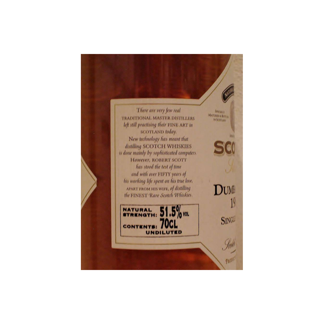 Dumbarton 1986 25 Years Single Grain Whisky 2