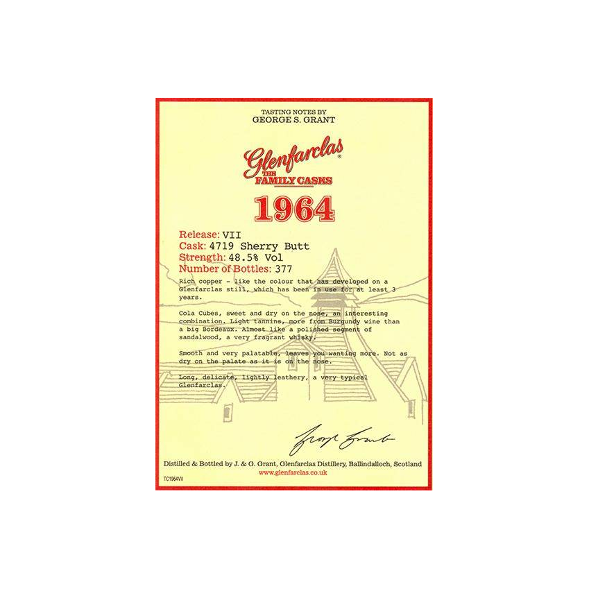 Glenfarclas 1964 46 Years Single Malt Whisky 3