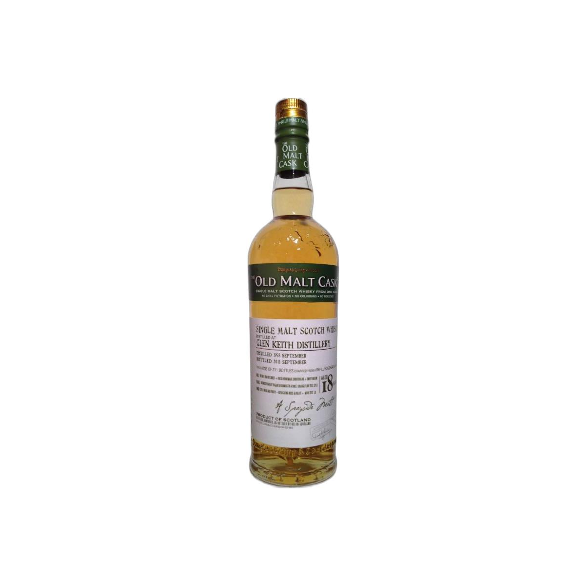 Glen Keith Old Malt Cask 1993 18 Years Single Malt Whisky