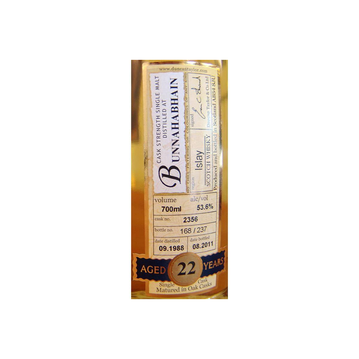Bunnahabhain Rare Auld 1988 22 Years Single Malt Whisky 2