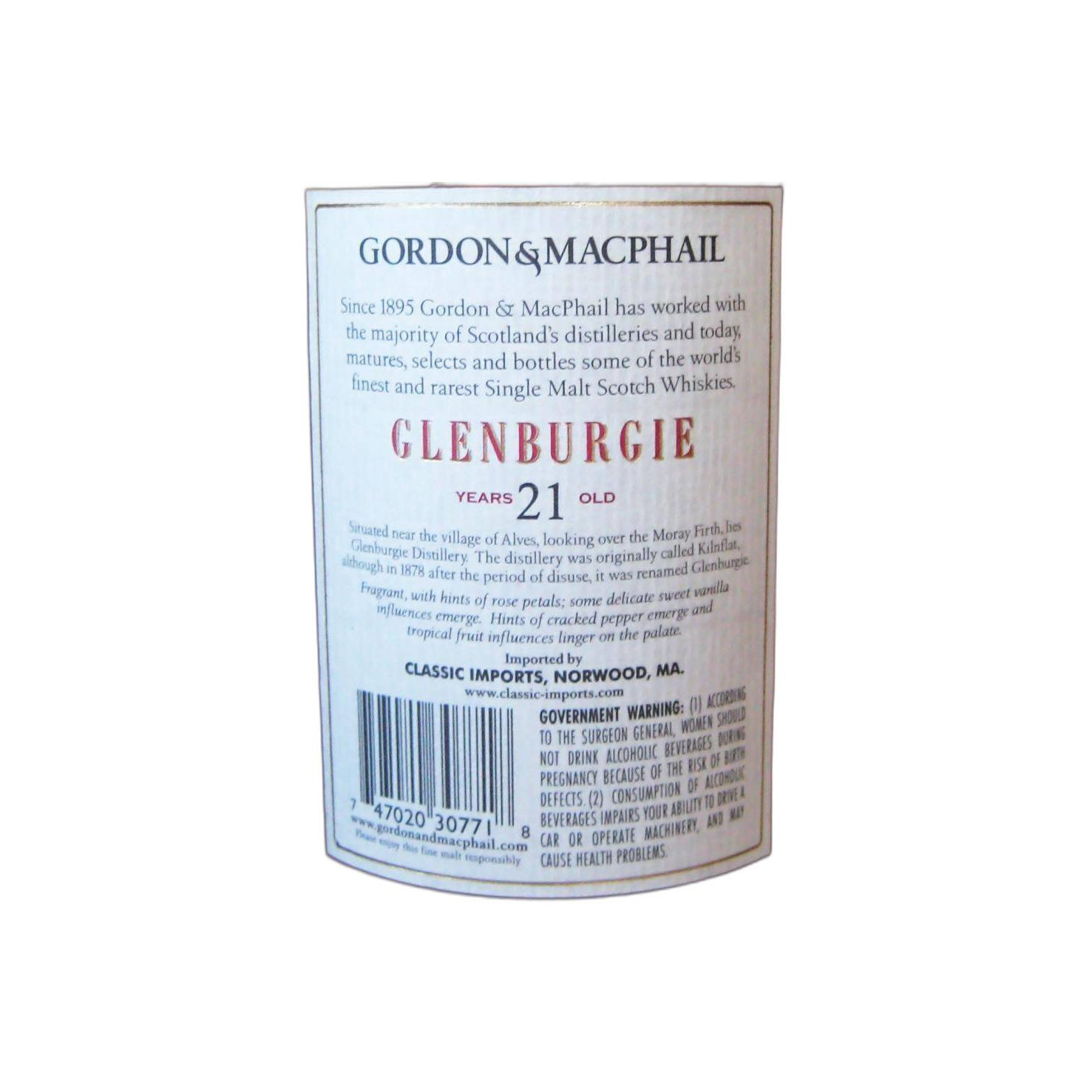 Glenburgie Licensed Bottling 21 Years Single Malt Whisky 2