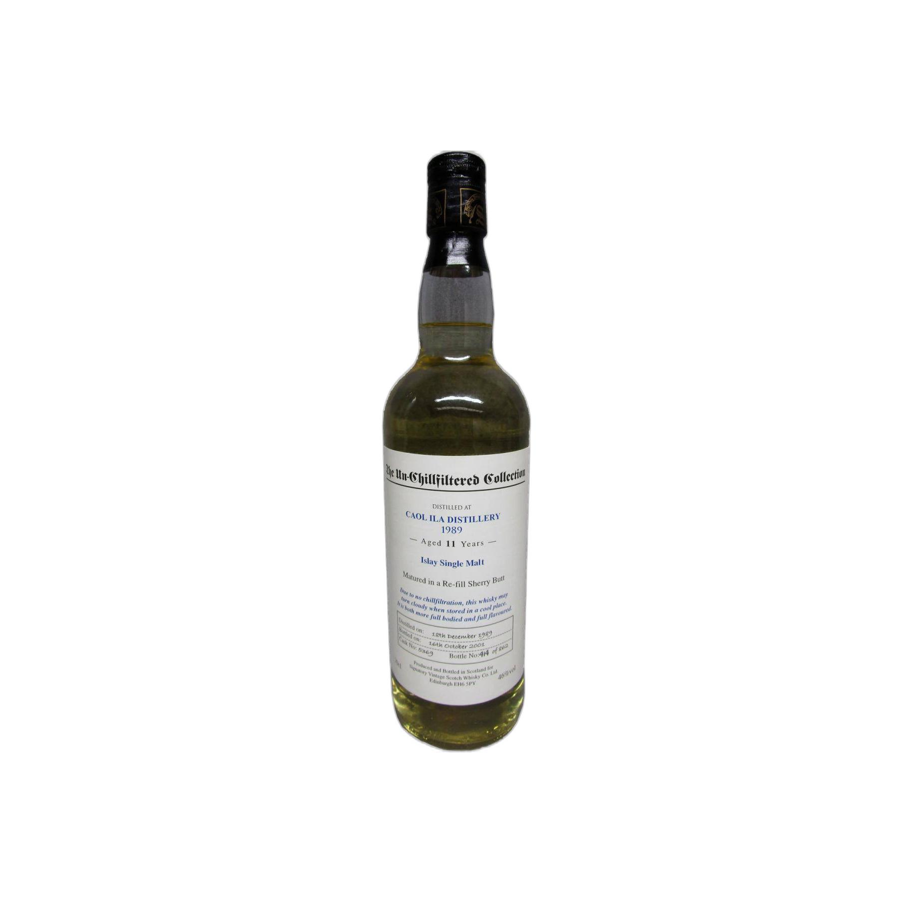 Caol Ila The Un-Chillfiltered Collection 1989 12 Years Single Malt Whisky