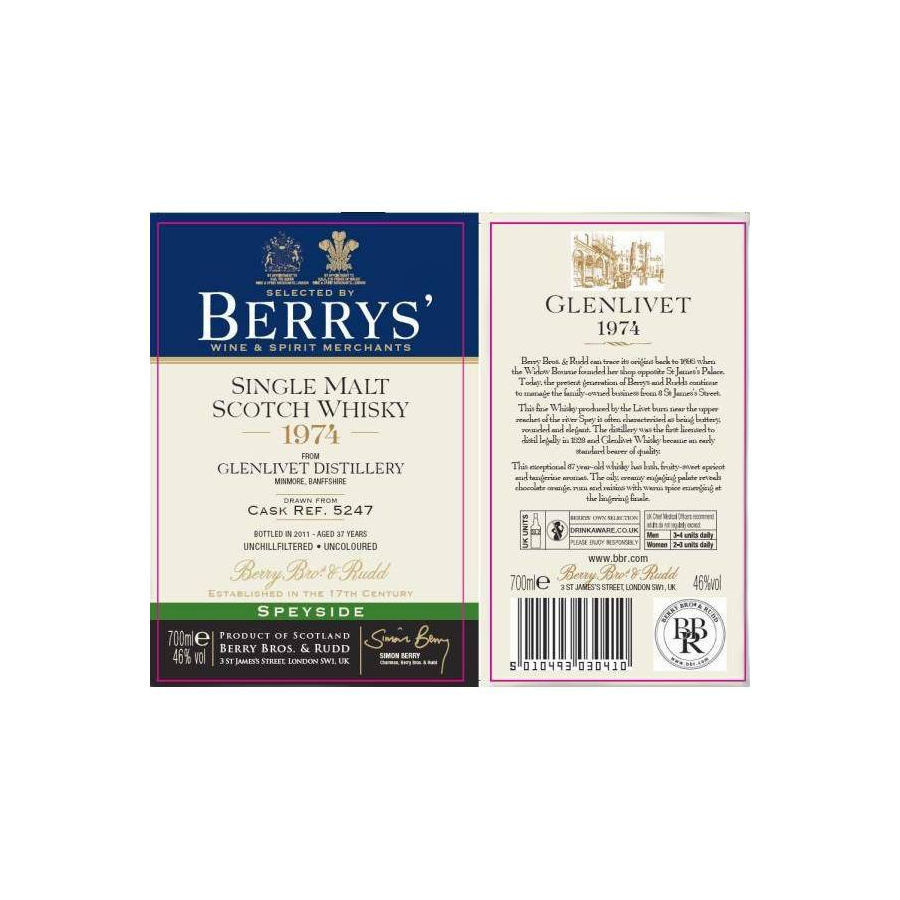 The Glenlivet 1974 37 Years Single Malt Whisky 3