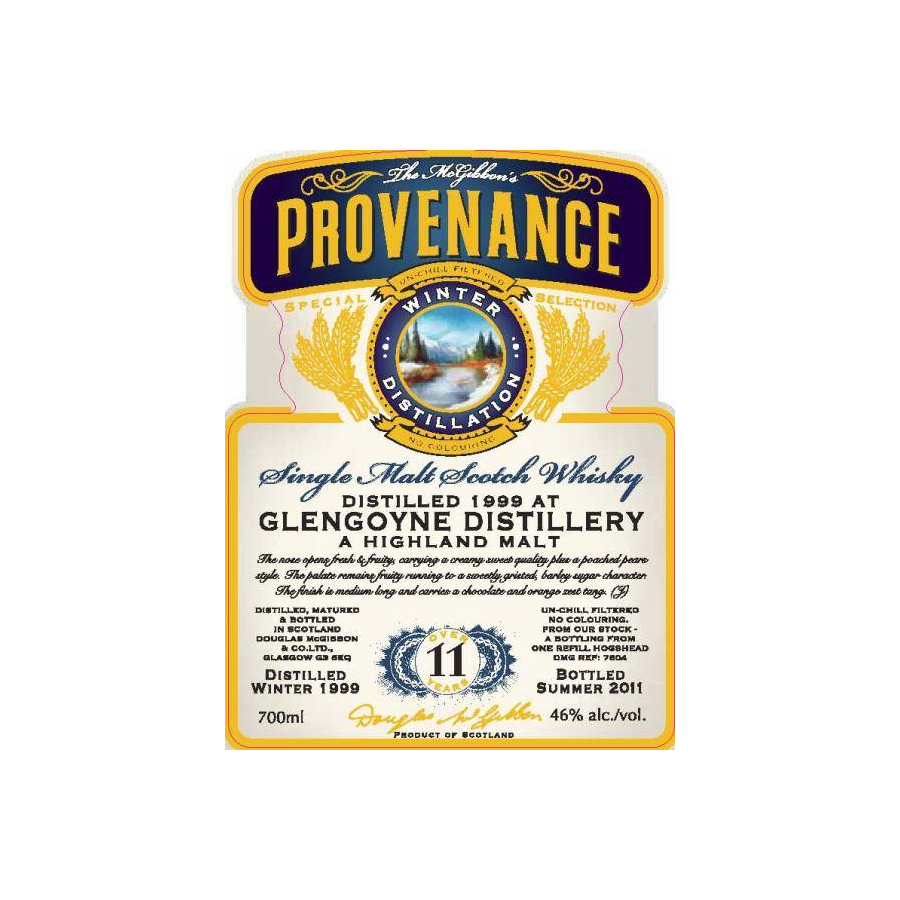 Glengoyne McGibbon's Provenance 1999 11 Years Single Malt Whisky