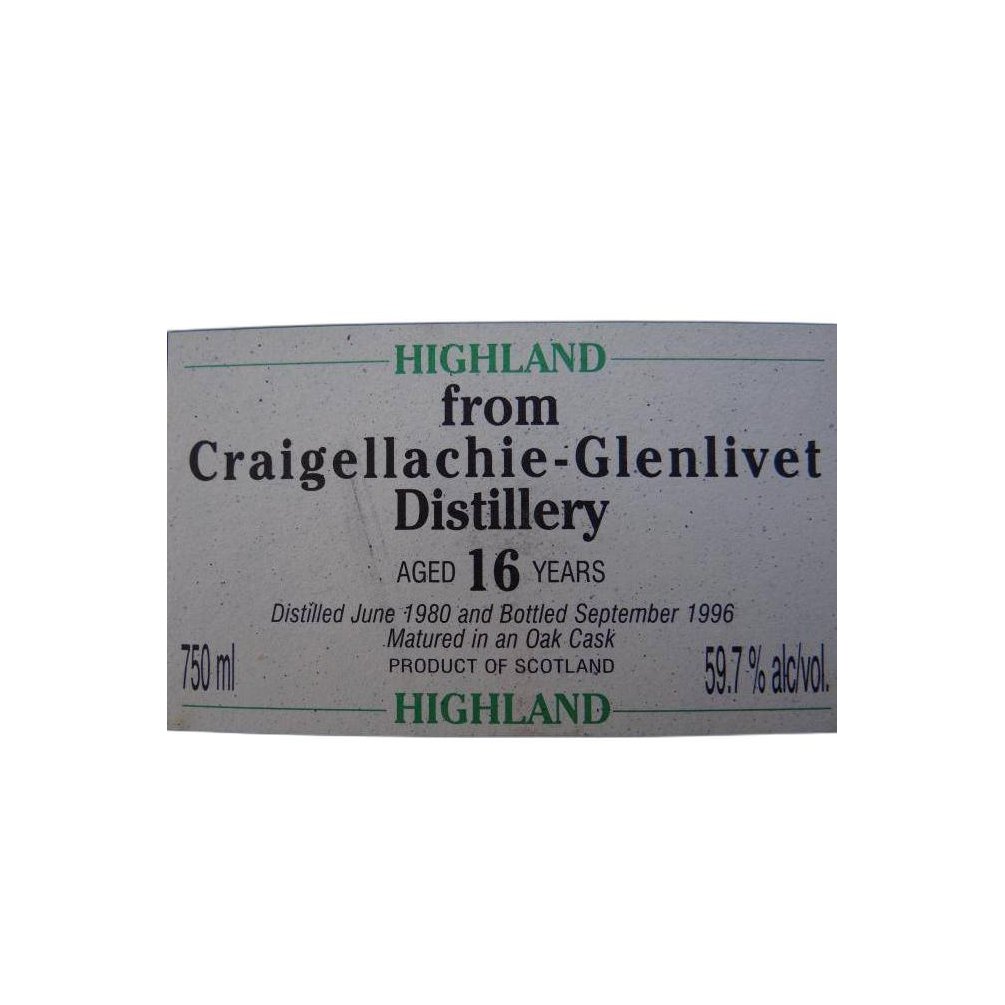 Craigellachie Authentic Collection 1980 16 Years Single Malt Whisky 2