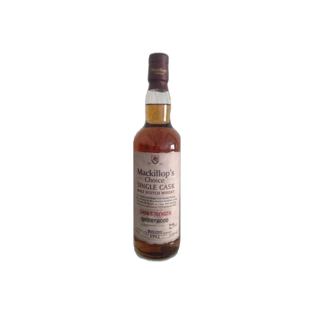 Bruichladdich 1992 19 Years Single Malt Whisky 2