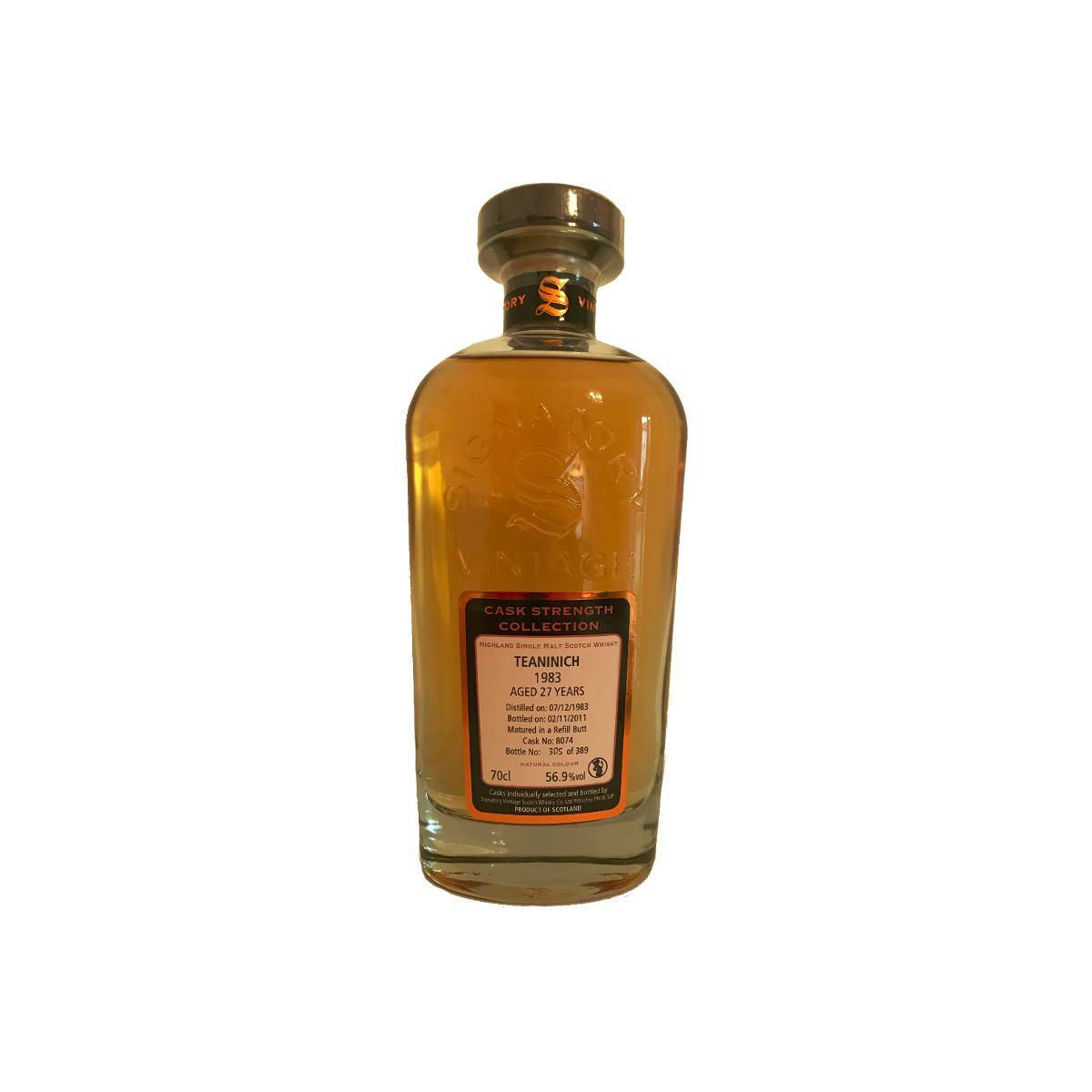 Teaninich Cask Strength Collection 1983 27 Years Single Malt Whisky 2