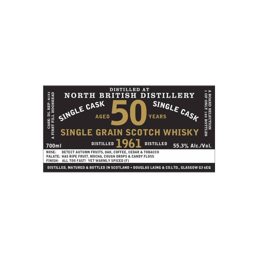 North British 1961 50 Years Single Grain Whisky 2