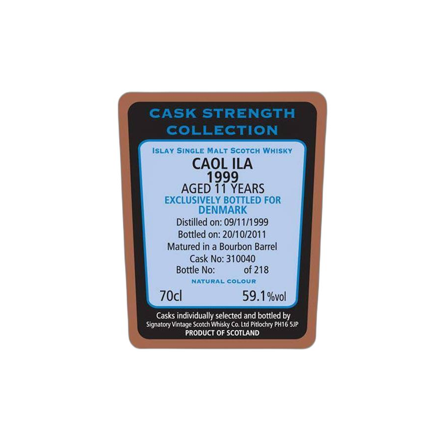 Caol Ila Cask Strength Collection 1999 11 Years Single Malt Whisky 2