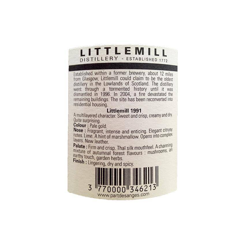 Littlemill 1991 20 Years Single Malt Whisky 3