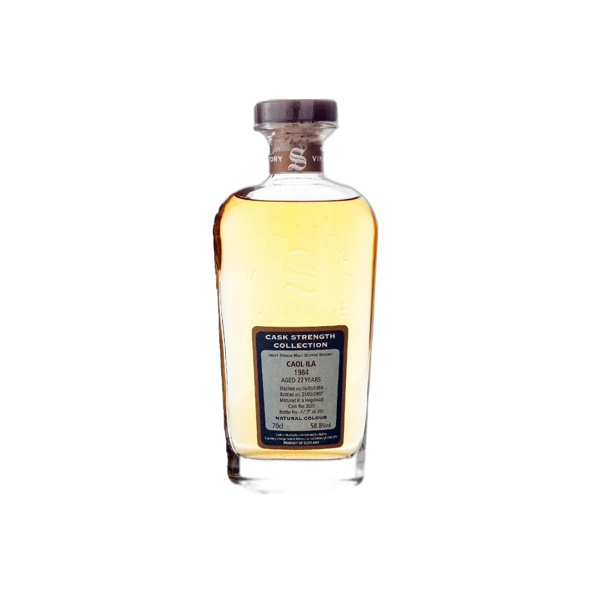 Caol Ila Cask Strength Collection 1984 22 Years Single Malt Whisky