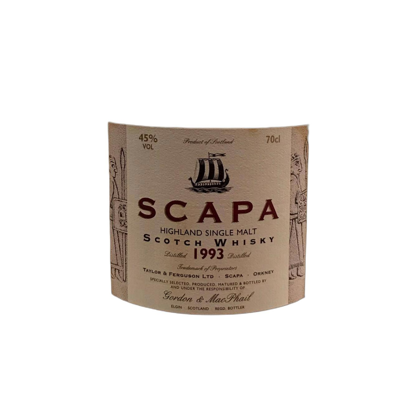 Scapa Licensed Bottling 1993 12 Years Single Malt Whisky 2