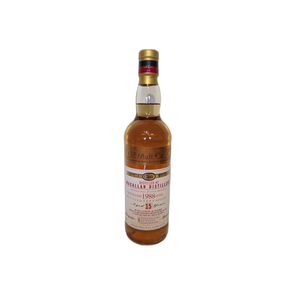 The Macallan Old Malt Cask 1988 15 Years Single Malt Whisky