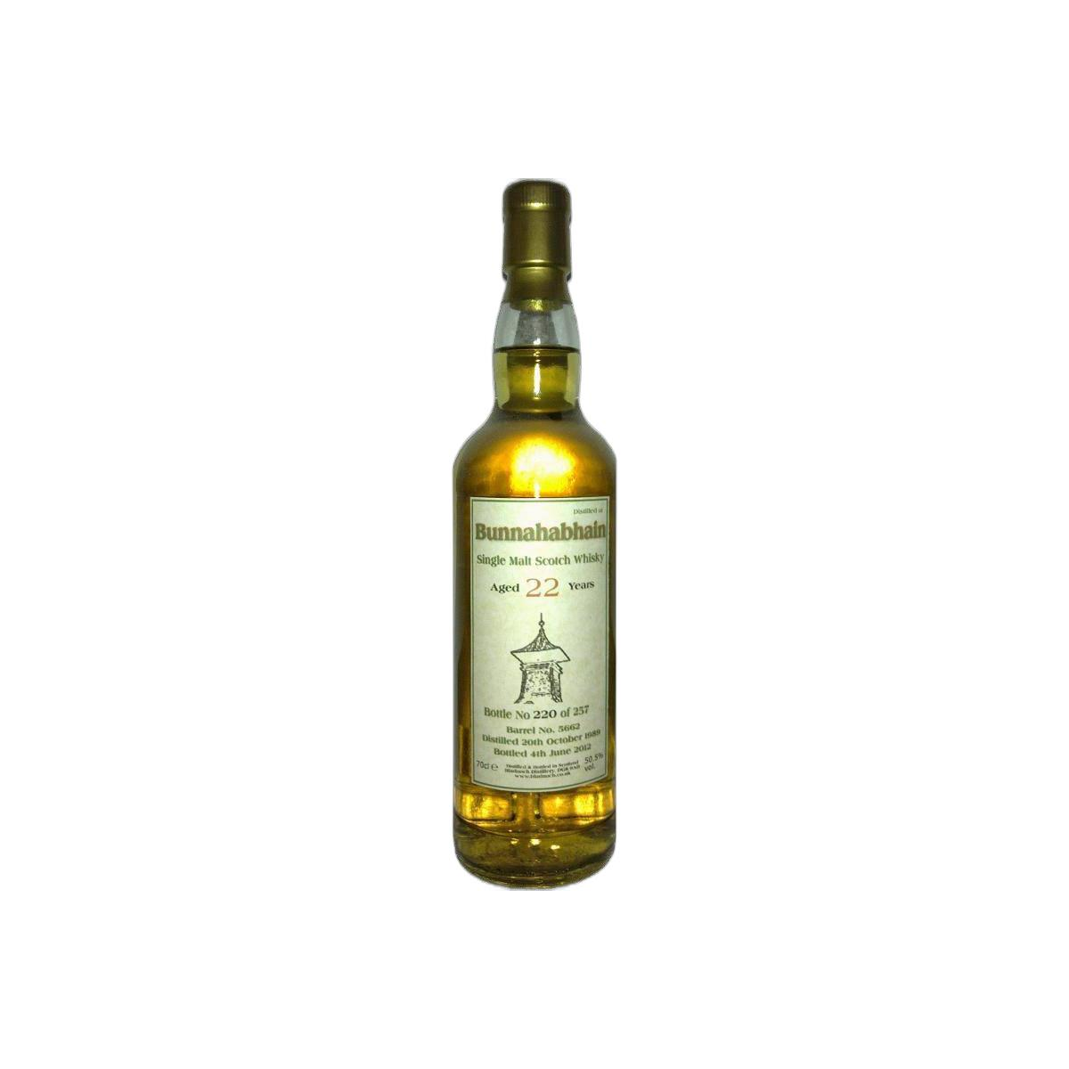 Bunnahabhain 1989 22 Years Single Malt Whisky