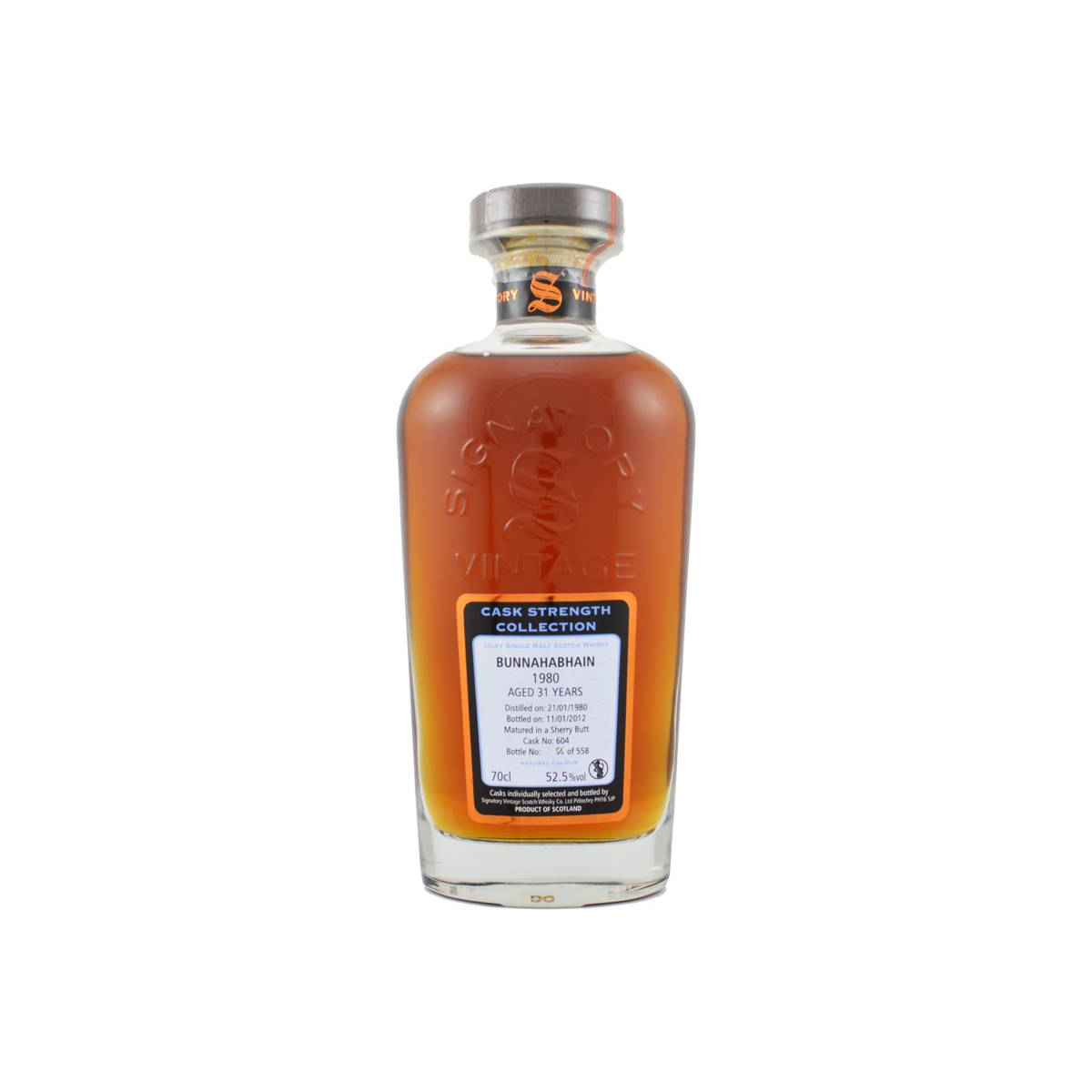 Bunnahabhain Cask Strength Collection 1980 31 Years Single Malt Whisky