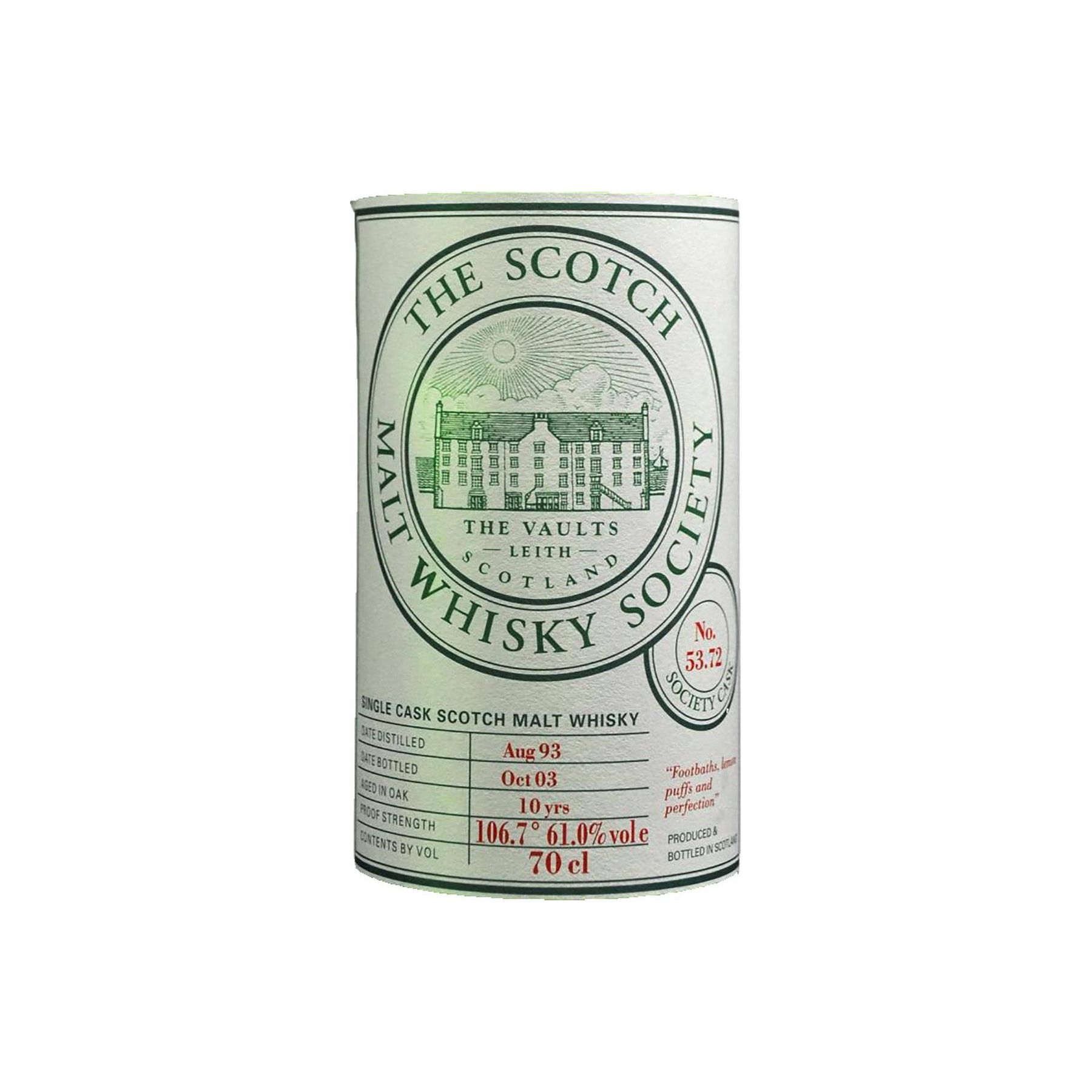 The Scotch Malt Whisky Society 1993 10 Years Single Malt Whisky 2