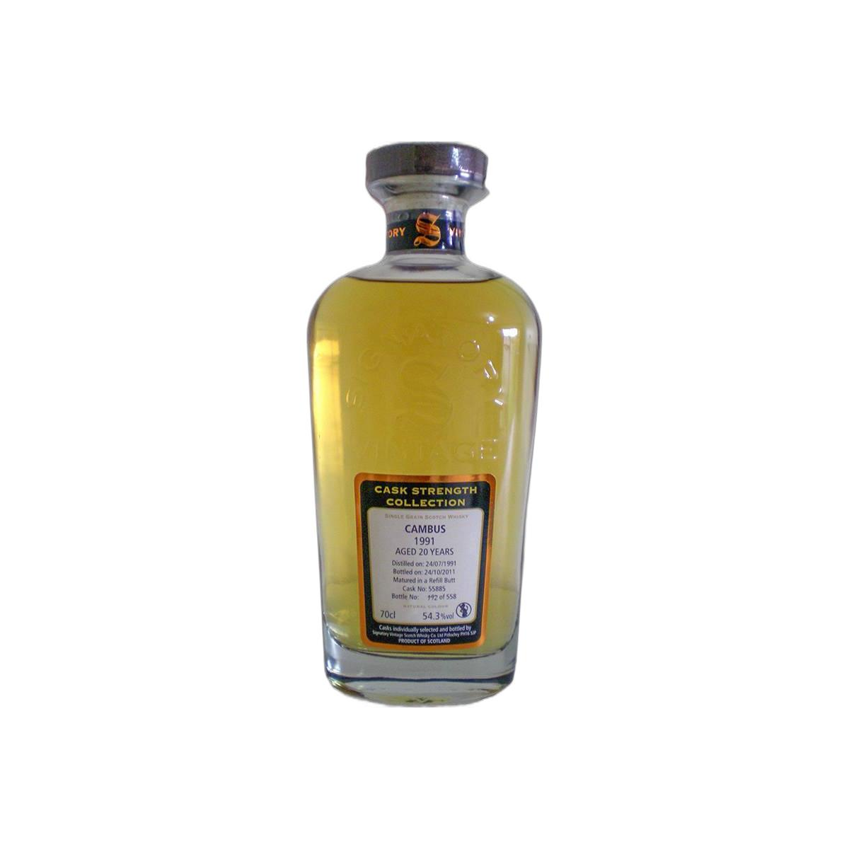 Cambus Cask Strength Collection 1991 20 Years Single Grain Whisky