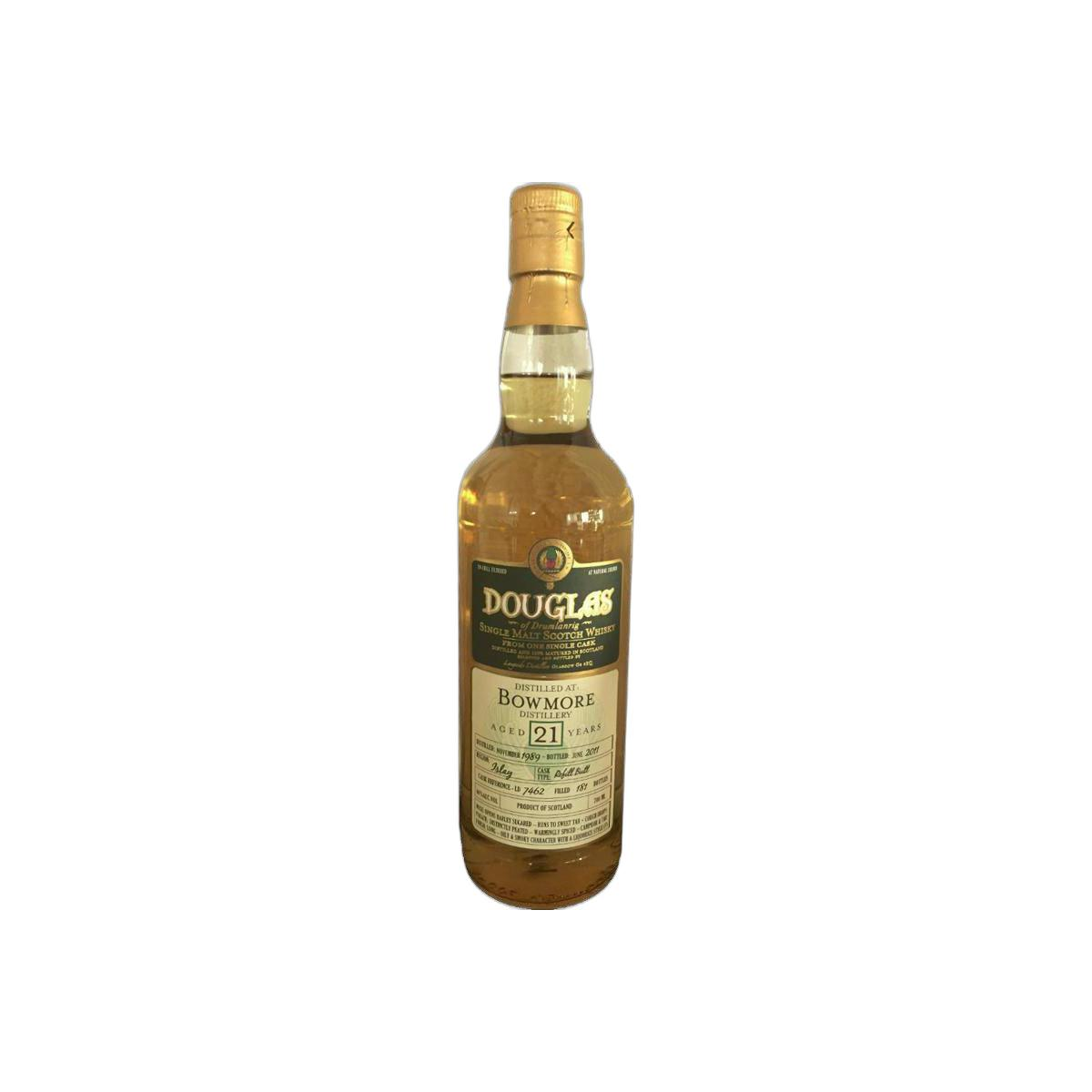 Bowmore 1989 21 Years Single Malt Whisky