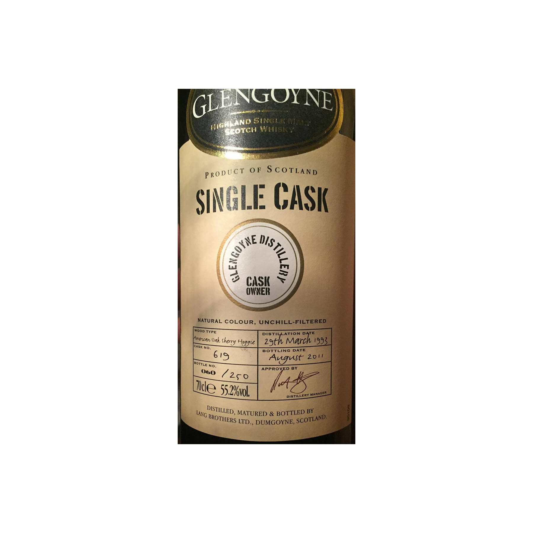 Glengoyne 1993 18 Years Single Malt Whisky
