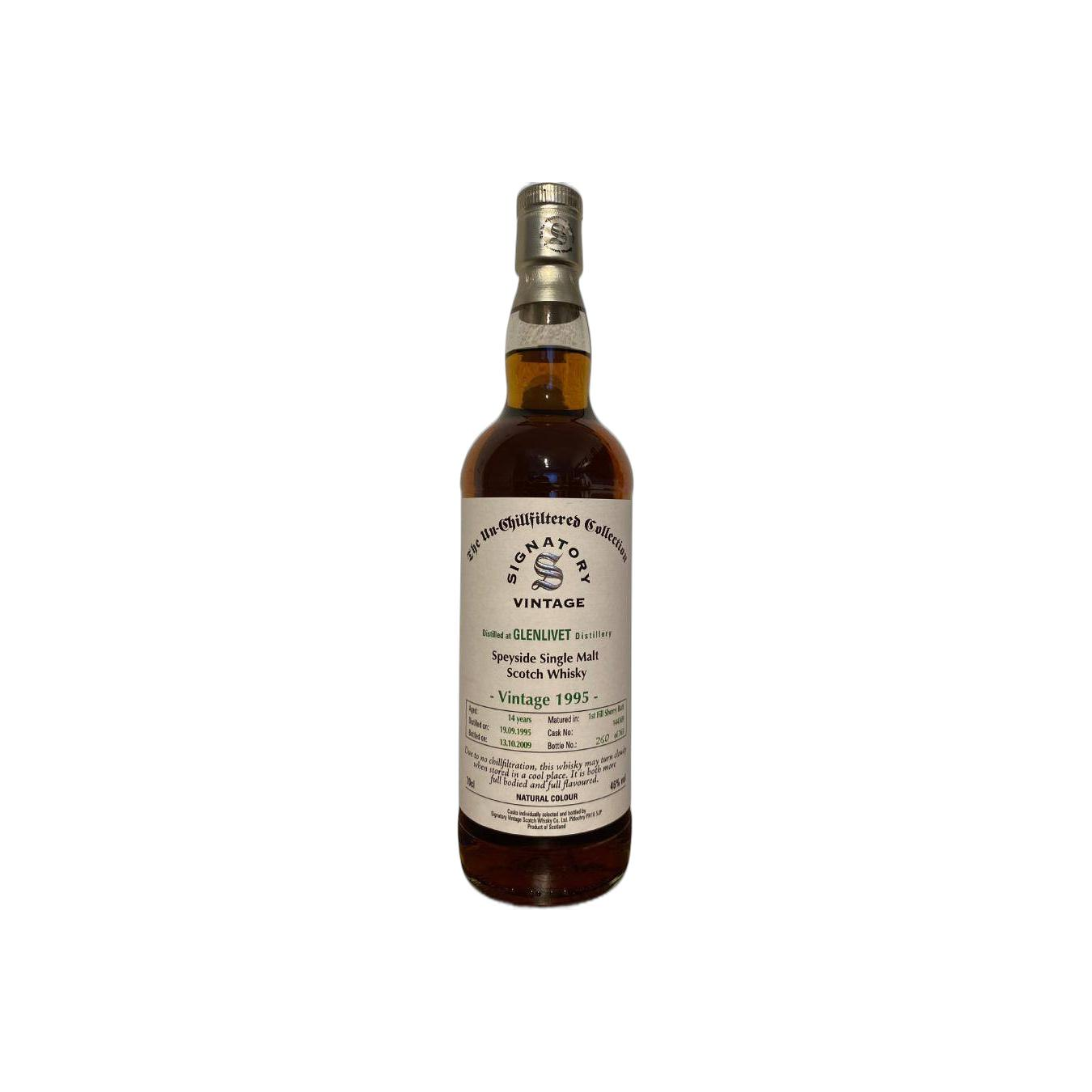 The Glenlivet The Un-Chillfiltered Collection 1995 14 Years Single Malt Whisky