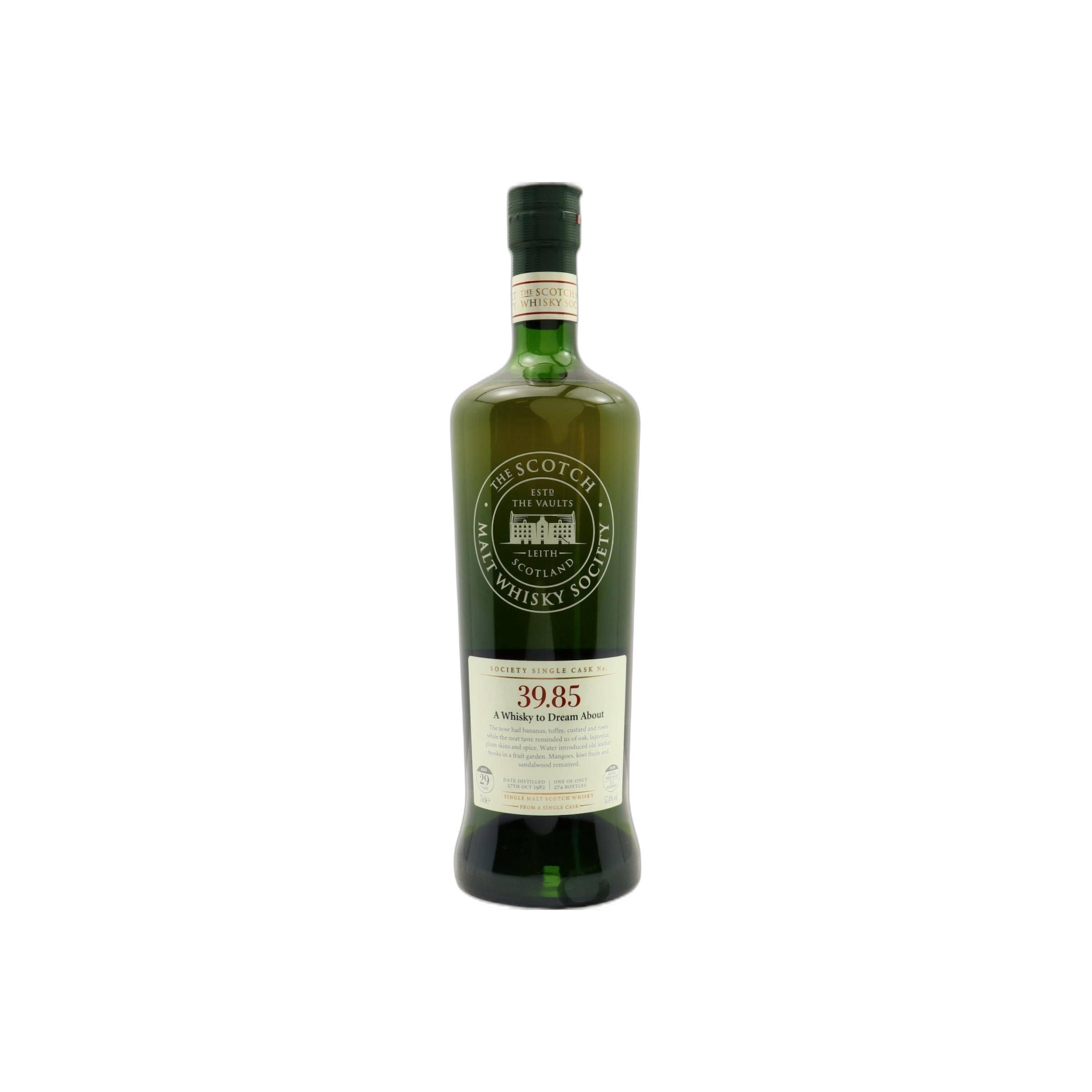 The Scotch Malt Whisky Society 1982 29 Years Single Malt Whisky