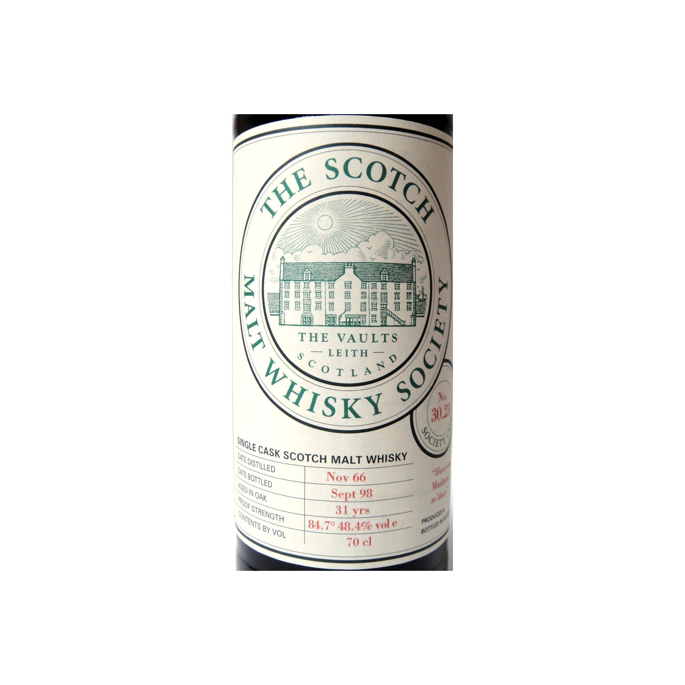 The Scotch Malt Whisky Society 1966 31 Years Single Malt Whisky 3