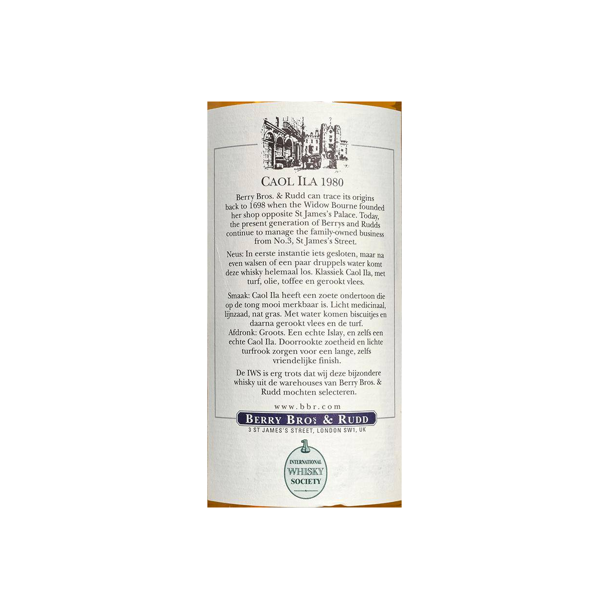 Caol Ila 1980 29 Years Single Malt Whisky 3