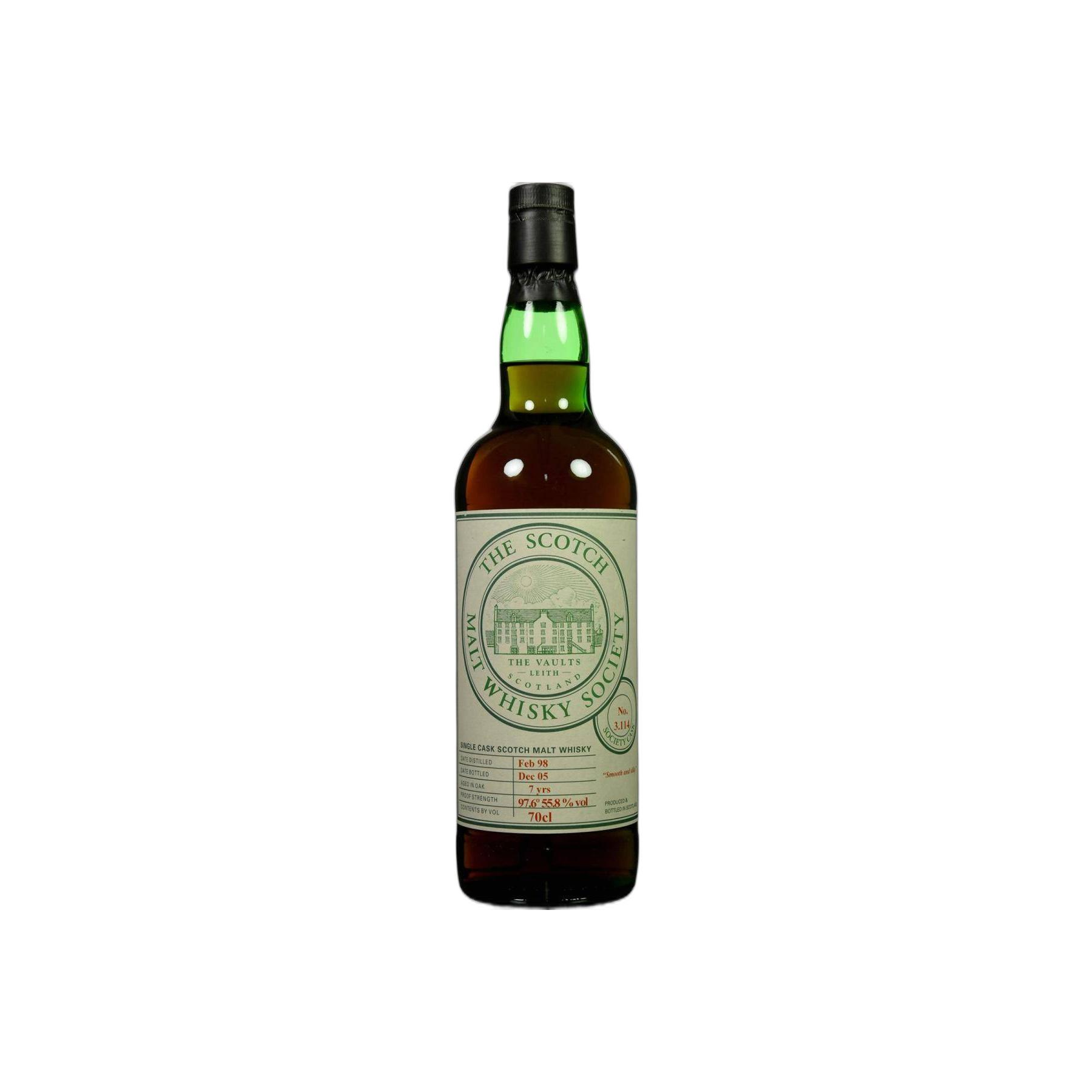 The Scotch Malt Whisky Society 1998 7 Years Single Malt Whisky