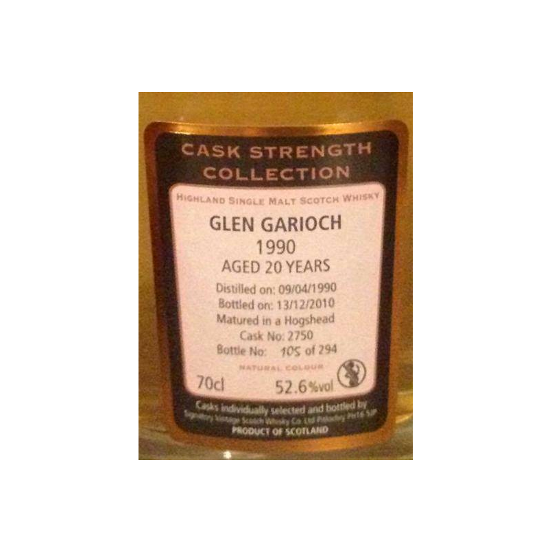 Glen Garioch Cask Strength Collection 1990 20 Years Single Malt Whisky