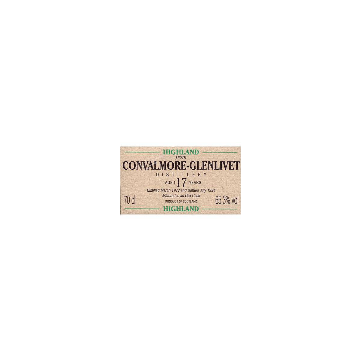 Convalmore Authentic Collection 1977 17 Years Single Malt Whisky 2