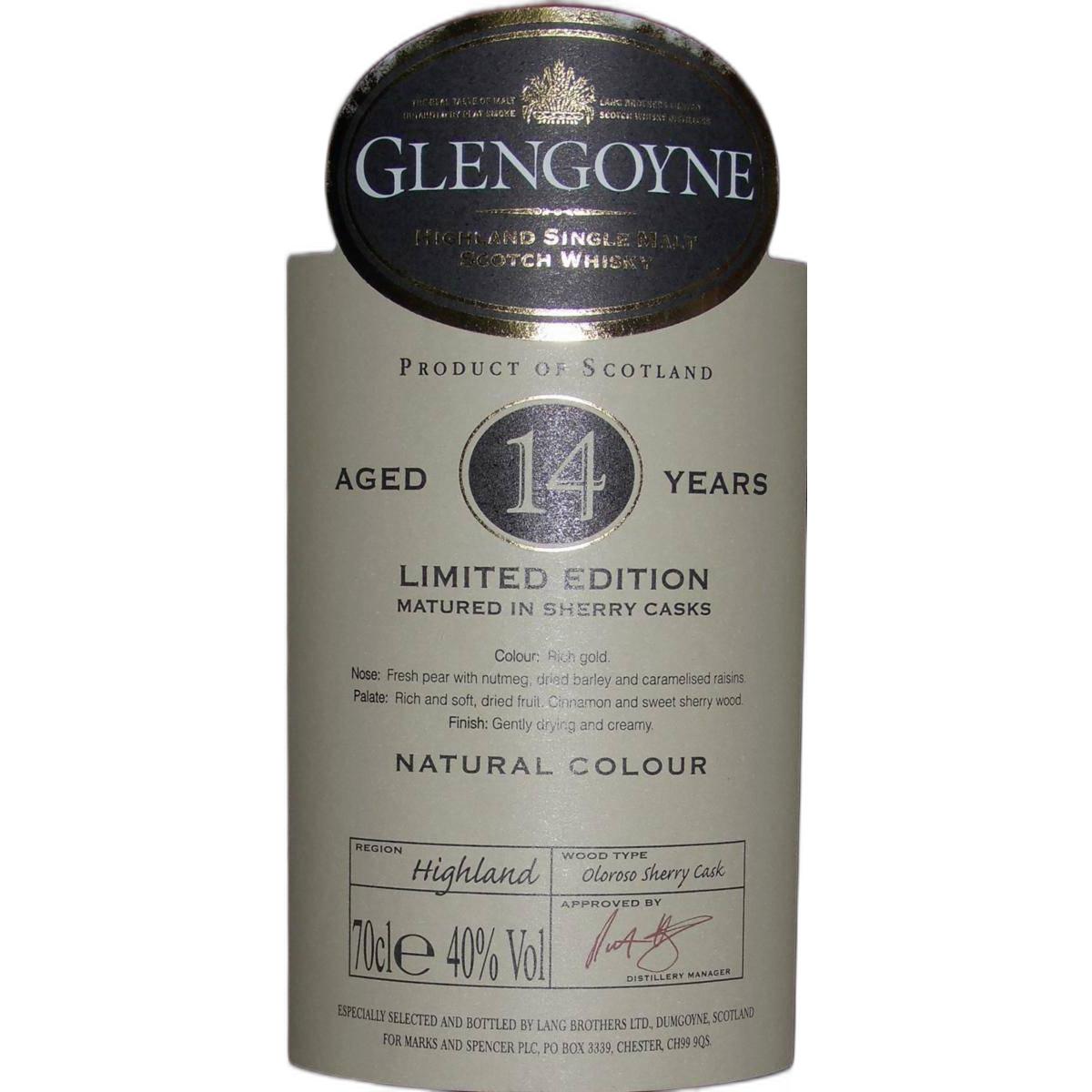Glengoyne Limited Edition 14 Years Single Malt Whisky 2