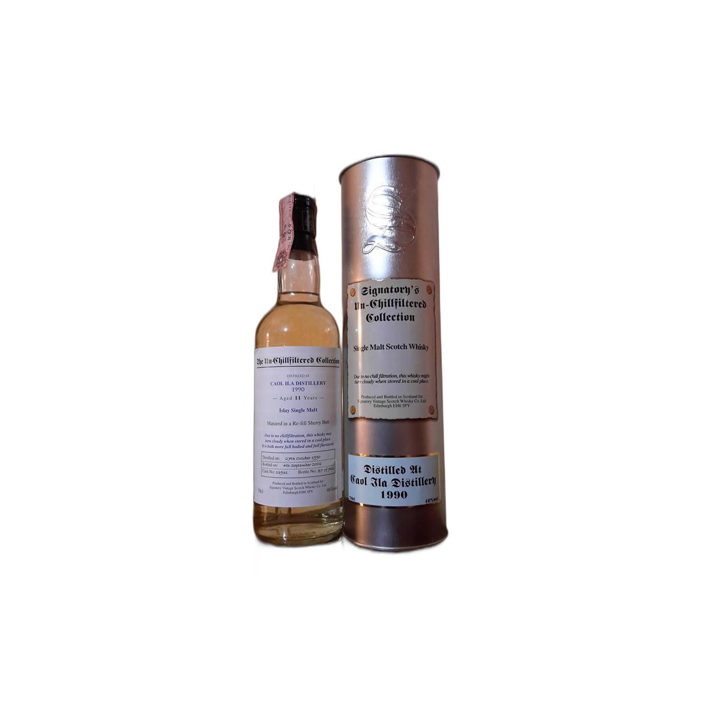 Caol Ila The Un-Chillfiltered Collection 1990 11 Years Single Malt Whisky 2