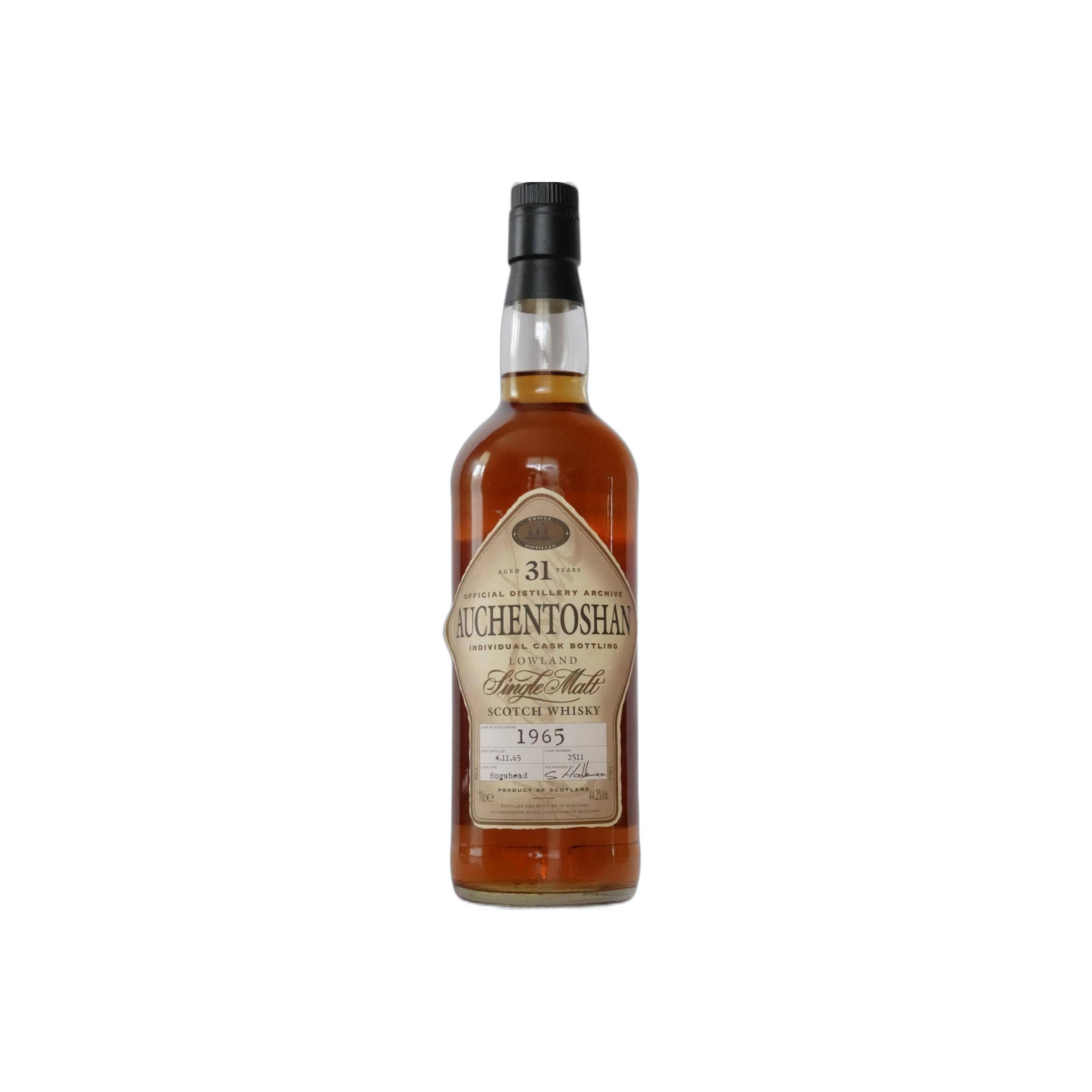 Auchentoshan Individual Cask Bottling 1965 31 Years Single Malt Whisky